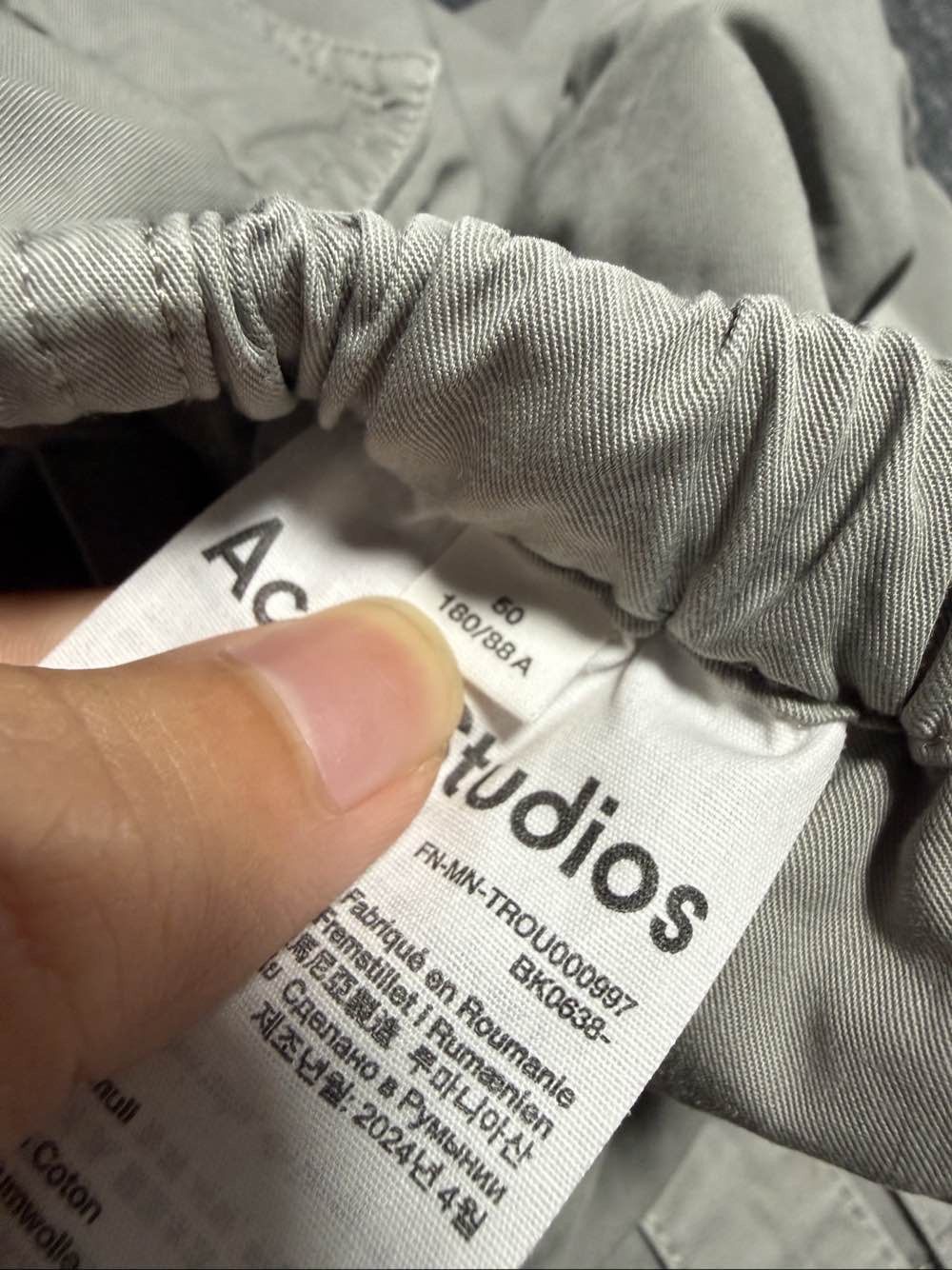 Acne Studios Acne Studios Washed Cargo Pants Size 50 Size US 34 / EU 50 - 5 Thumbnail
