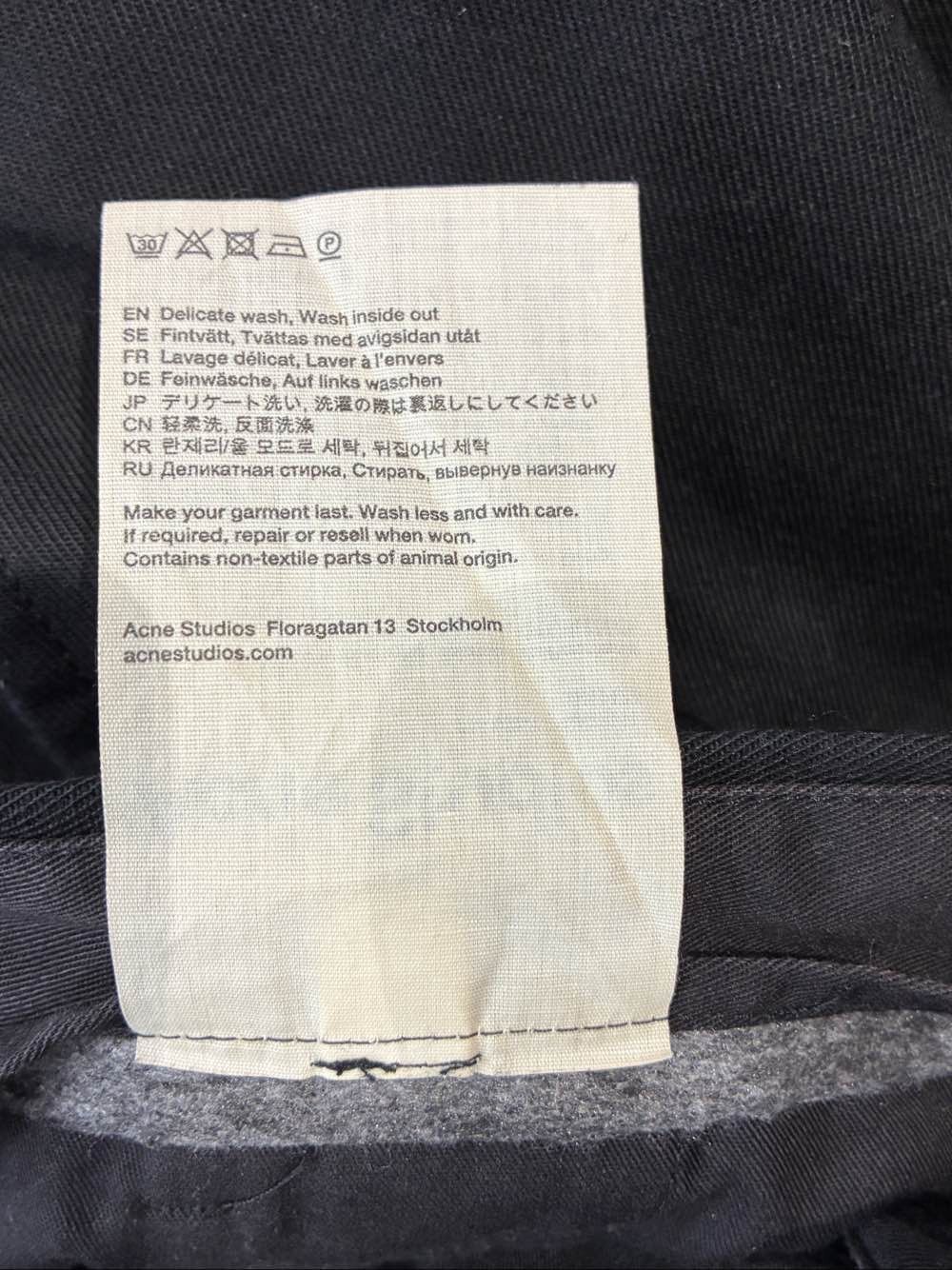 Acne Studios Acne Studios Logo Tab Casual Pants Size 36 Size US 36 / EU 52 - 6 Thumbnail