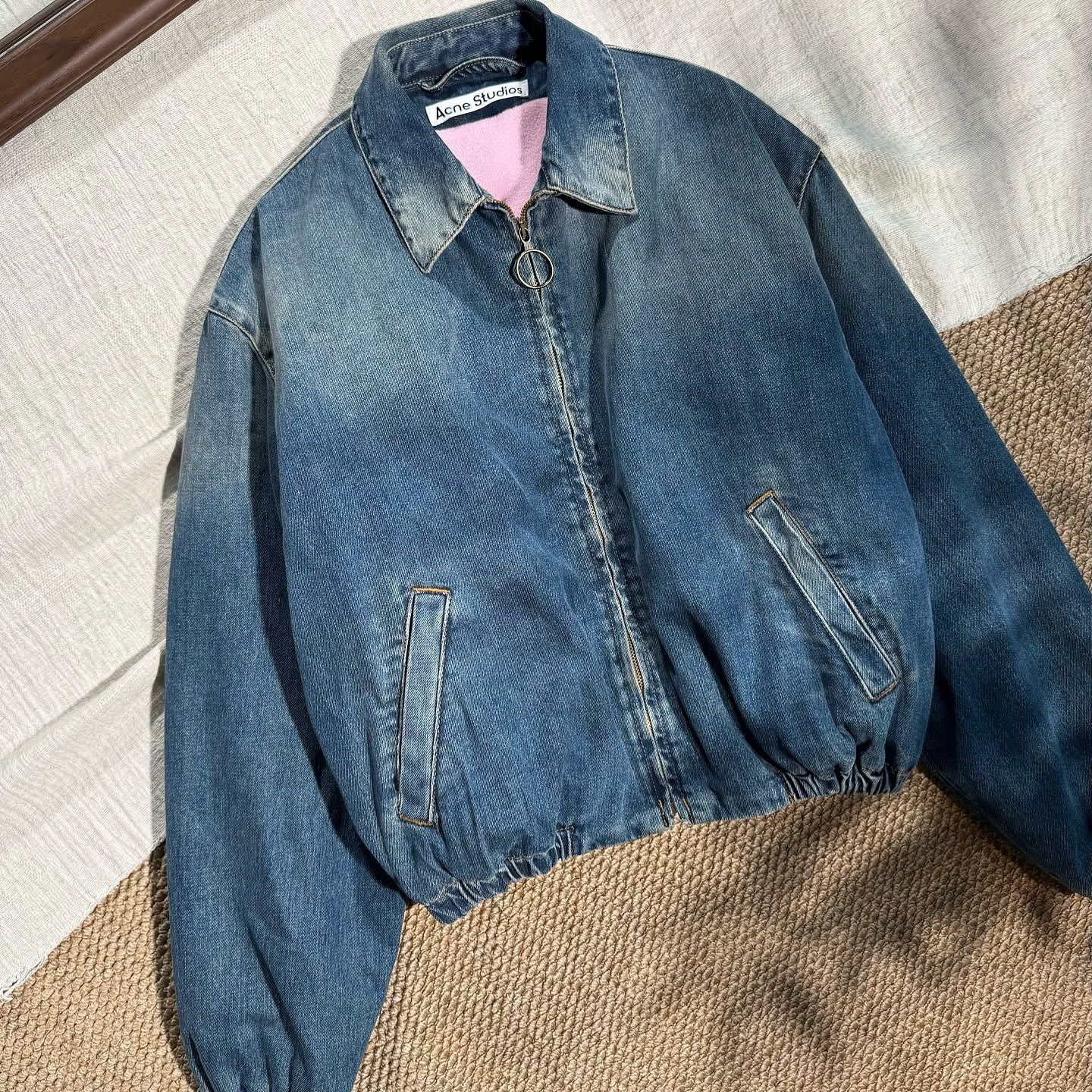 Acne Studios Acne Studios Zip Up Denim Jacket Size 44 Size US S / EU 44-46 / 1 - 5 Thumbnail