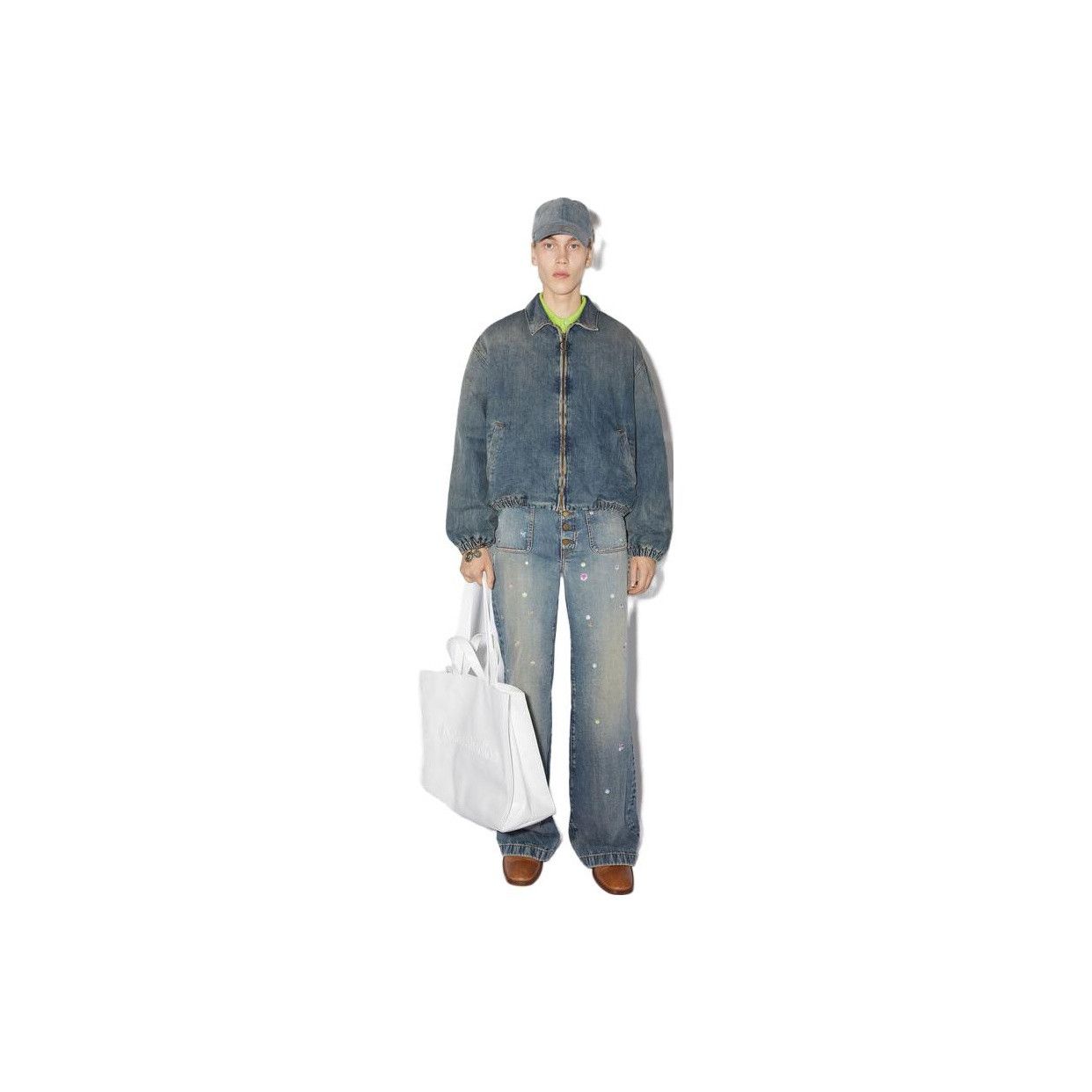 Acne Studios Acne Studios Zip Up Denim Jacket Size 44 Size US S / EU 44-46 / 1 - 10 Thumbnail
