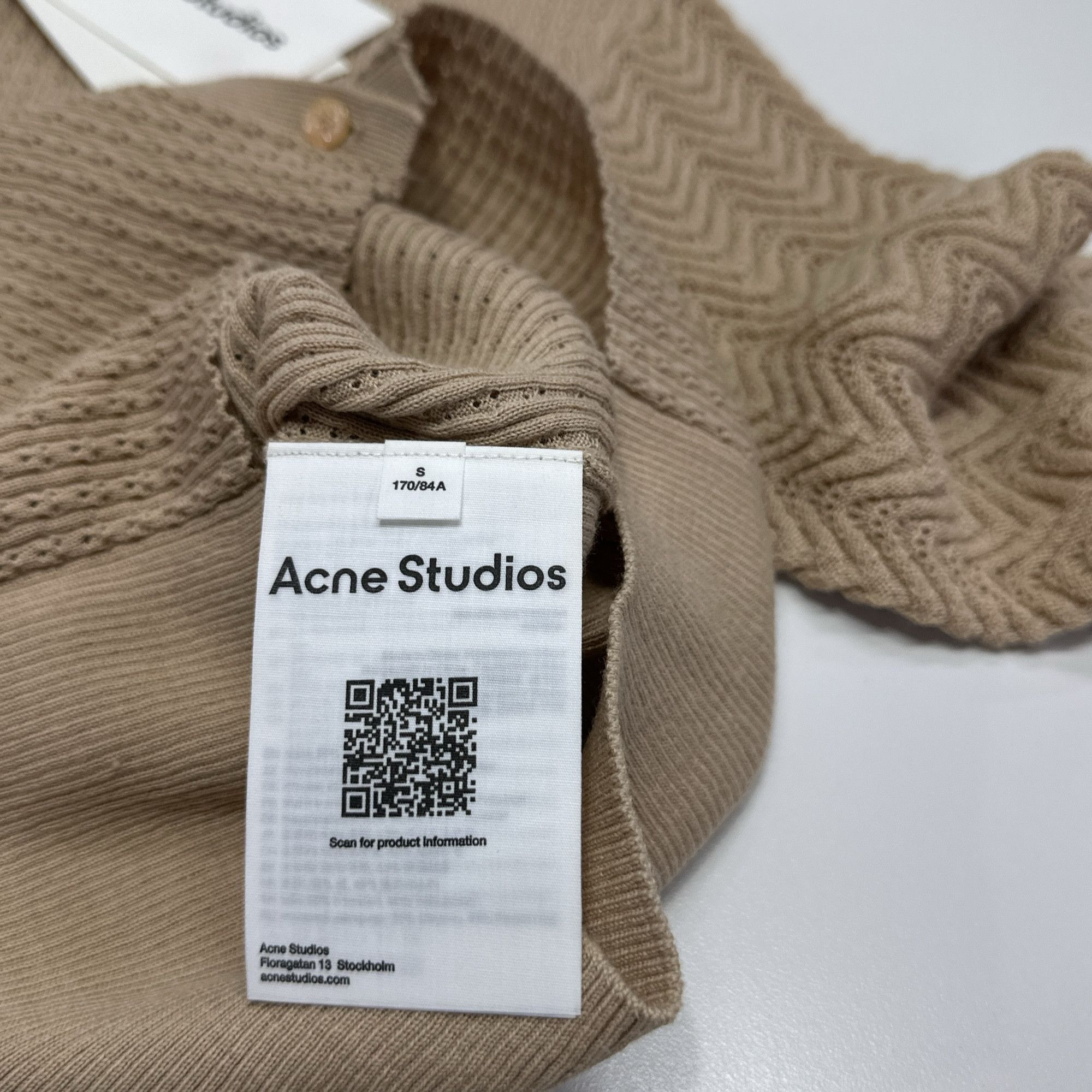 Acne Studios Acne Studios Ribbed Knit Button Cardigan Size S Size S / US 4 / IT 40 - 5 Thumbnail