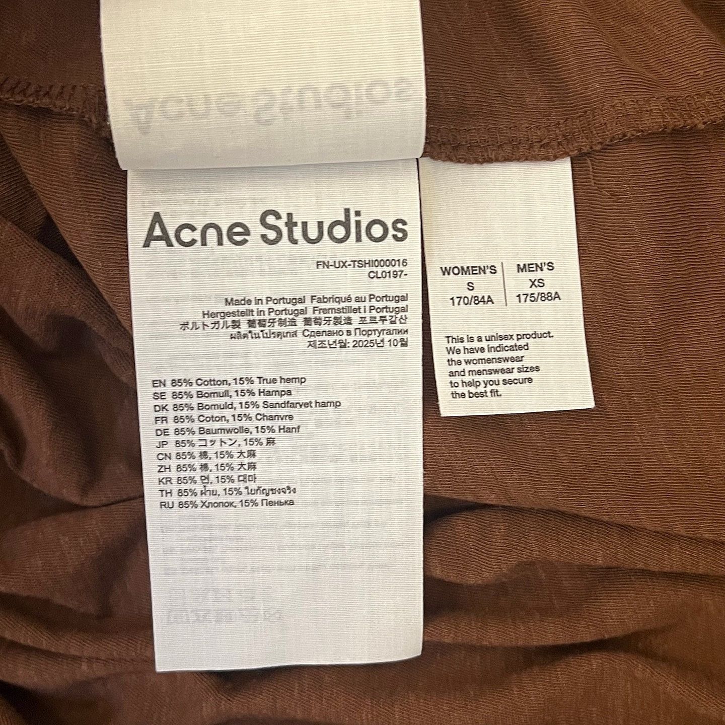 Acne Studios Acne Studios 1996 Gradient Long Sleeve T-Shirt XS Size US XS / EU 42 / 0 - 5 Thumbnail