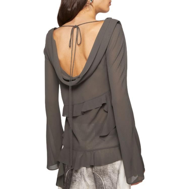 Acne Studios Acne Studios Ruffle Blouse Size 36 Size XS / US 0-2 / IT 36-38 - 10 Thumbnail