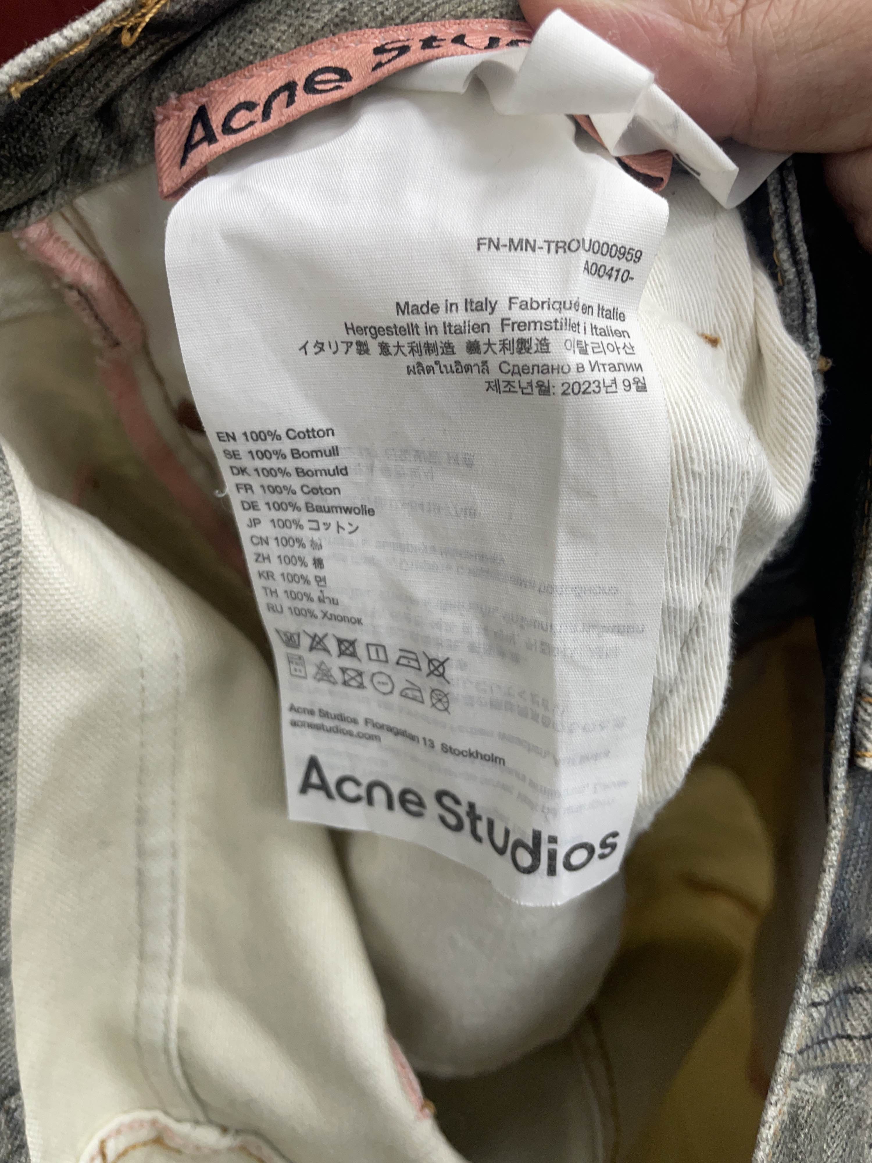 Acne Studios Acne Studios Painted Effect Denim Jeans Size 28 Size US 28 / EU 44 - 4 Thumbnail