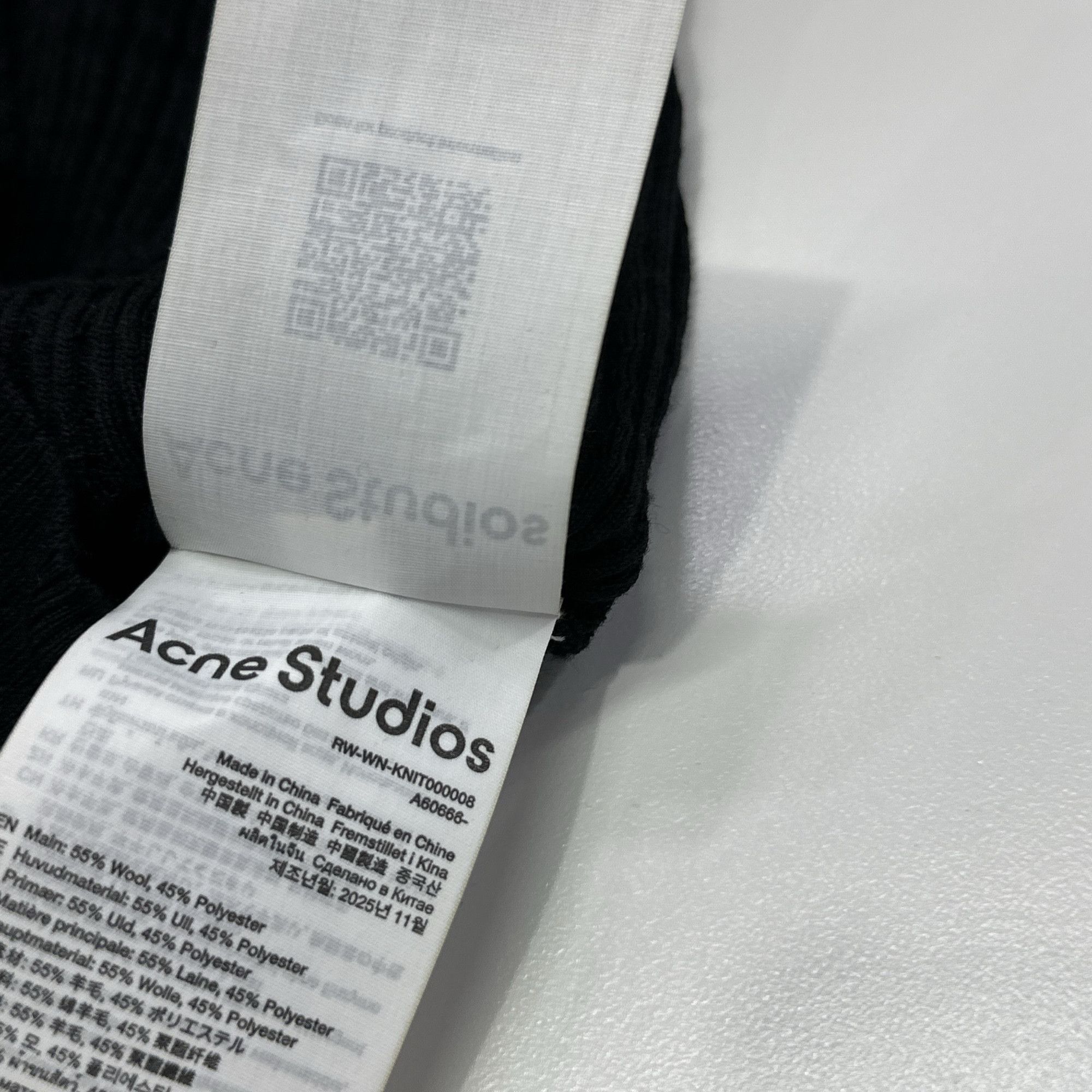 Acne Studios Acne Studios Ribbed Wool Blend Cardigan Size S Size S / US 4 / IT 40 - 6 Thumbnail