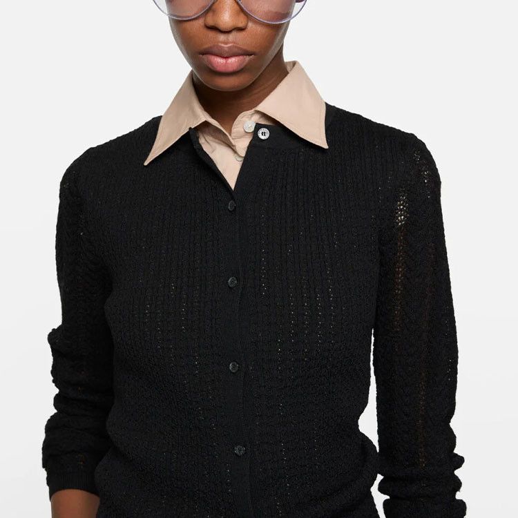 Acne Studios Acne Studios Ribbed Wool Blend Cardigan Size S Size S / US 4 / IT 40 - 10 Thumbnail