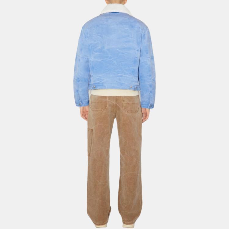 Acne Studios Acne Studios Sherpa Collar Denim Jacket Size XS Size US XS / EU 42 / 0 - 8 Thumbnail