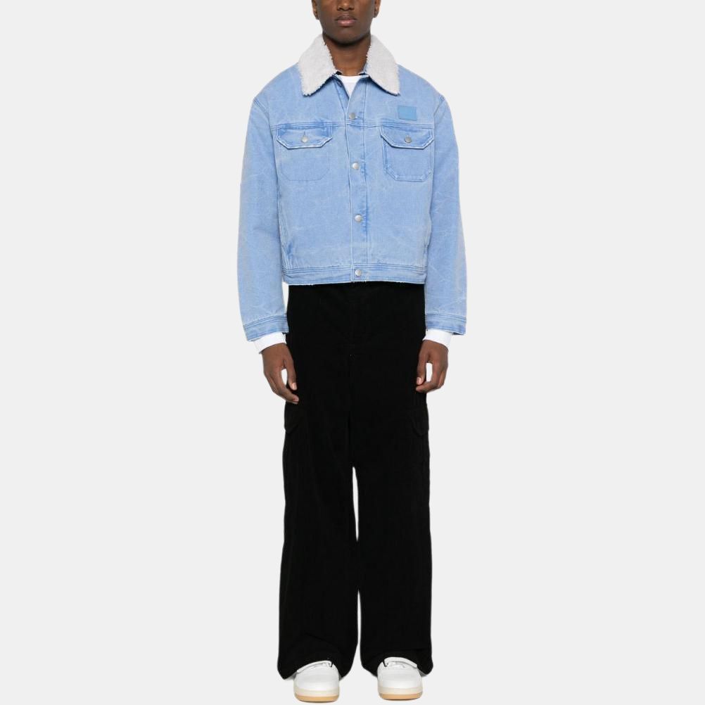 Acne Studios Acne Studios Sherpa Collar Denim Jacket Size XS Size US XS / EU 42 / 0 - 10 Thumbnail