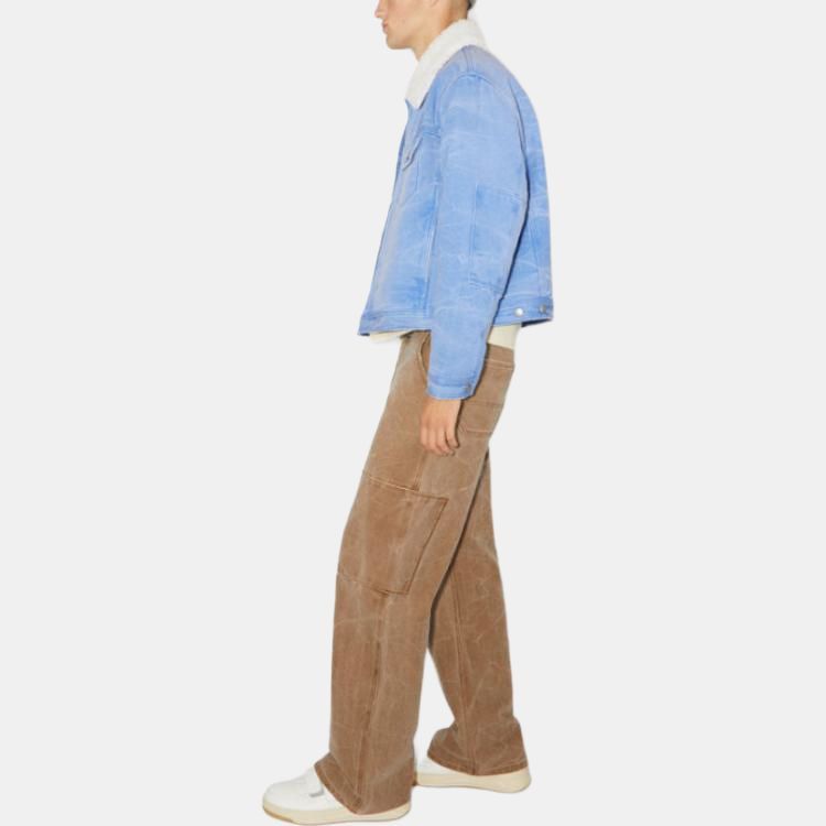 Acne Studios Acne Studios Sherpa Collar Denim Jacket Size XS Size US XS / EU 42 / 0 - 9 Thumbnail