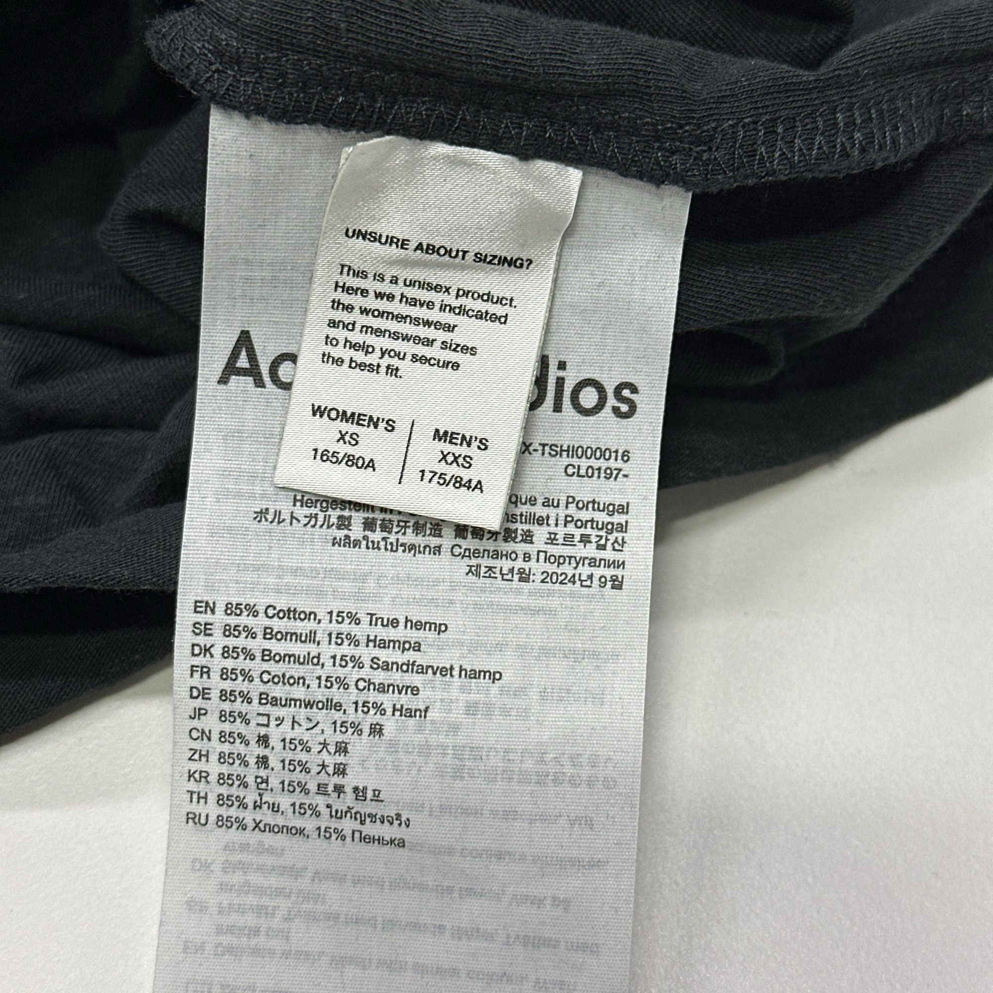 Acne Studios Acne Studios Logo Long Sleeve T-Shirt US XXS Size US XXS / EU 40 - 4 Thumbnail