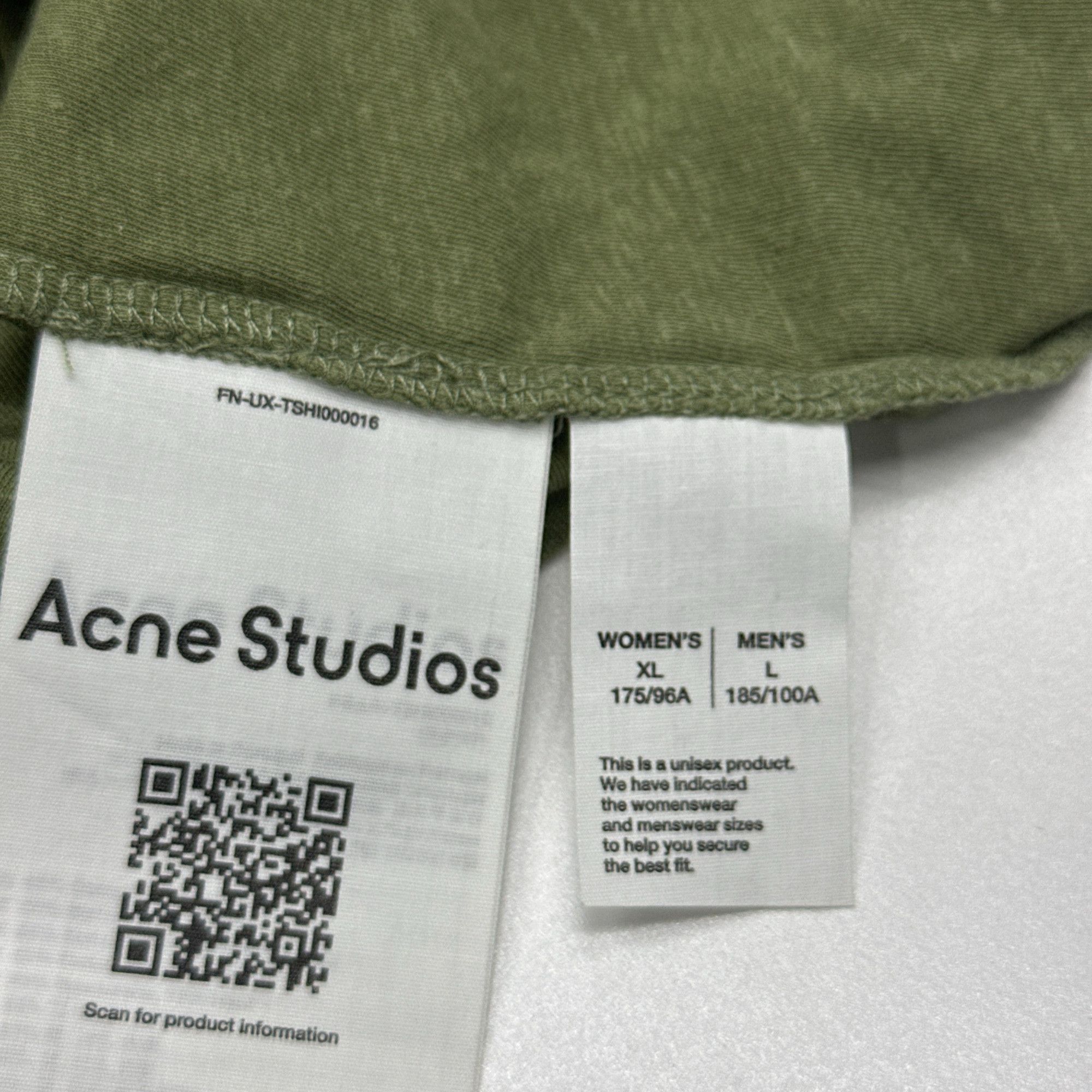 Acne Studios Acne Studios 1996 Logo Long Sleeve T-Shirt Size L Size US L / EU 52-54 / 3 - 3 Thumbnail