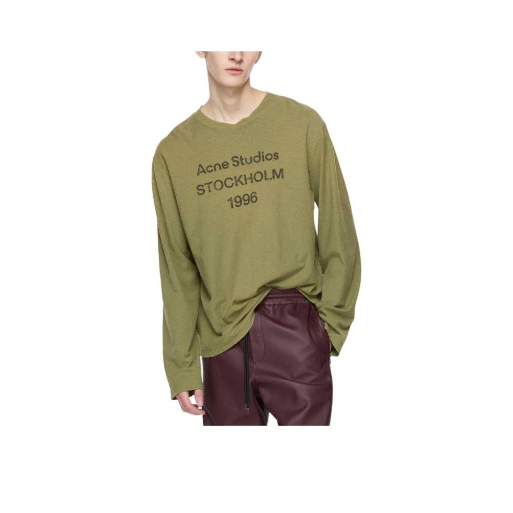 Acne Studios Acne Studios 1996 Logo Long Sleeve T-Shirt Size L Size US L / EU 52-54 / 3 - 7 Thumbnail