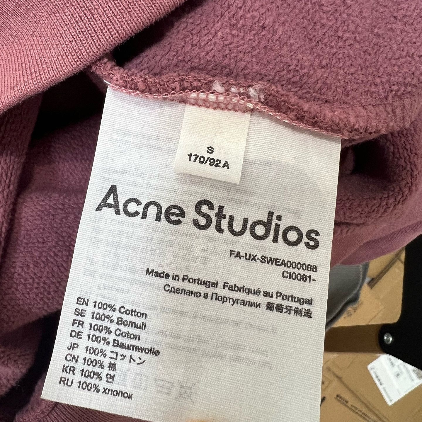 Acne Studios Acne Studios Face Logo Sweatshirt Size S Size S / US 4 / IT 40 - 4 Thumbnail