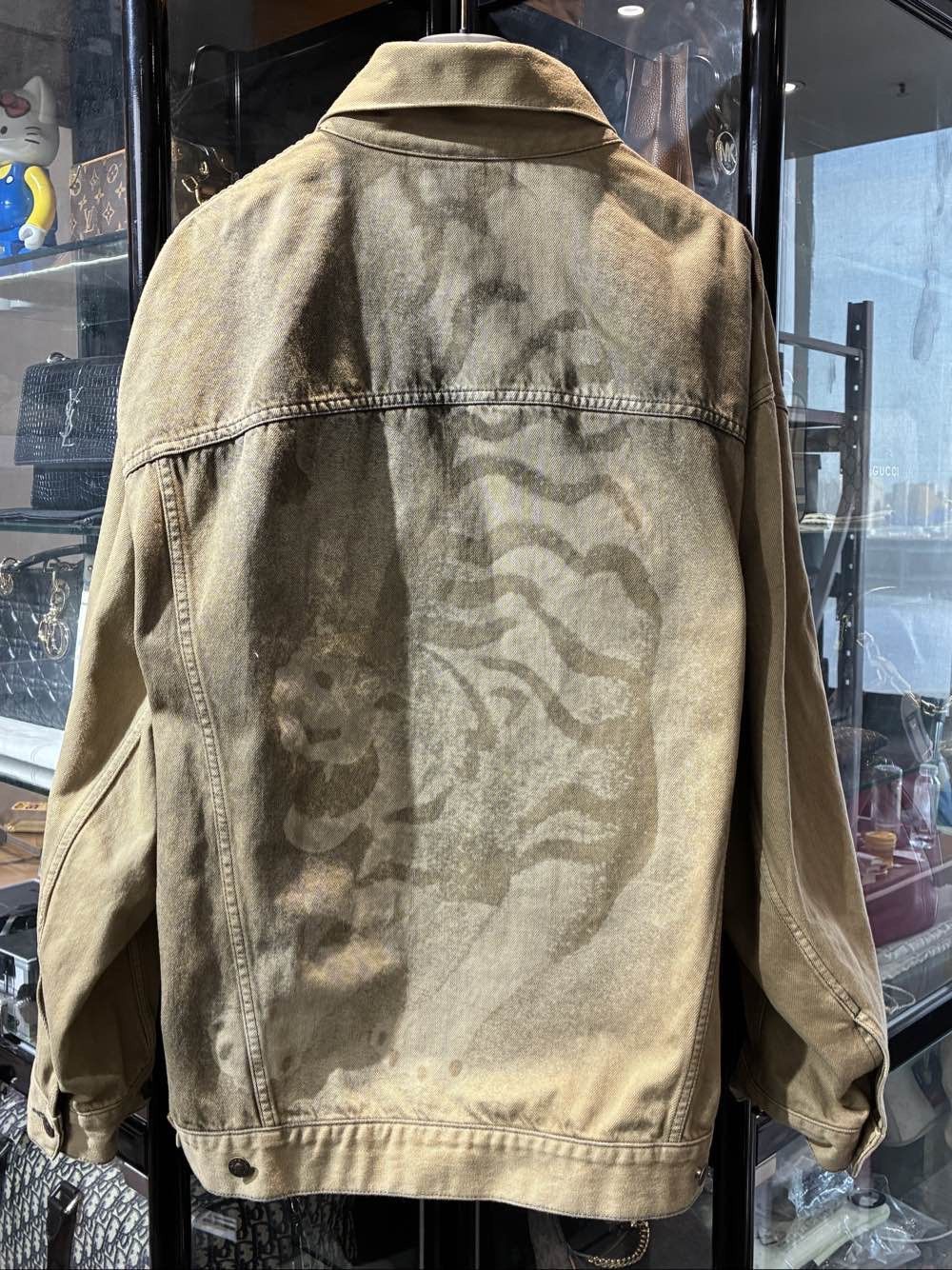 Acne Studios Acne Studios Tiger Print Denim Jacket Size S Size US S / EU 44-46 / 1 - 2 Thumbnail
