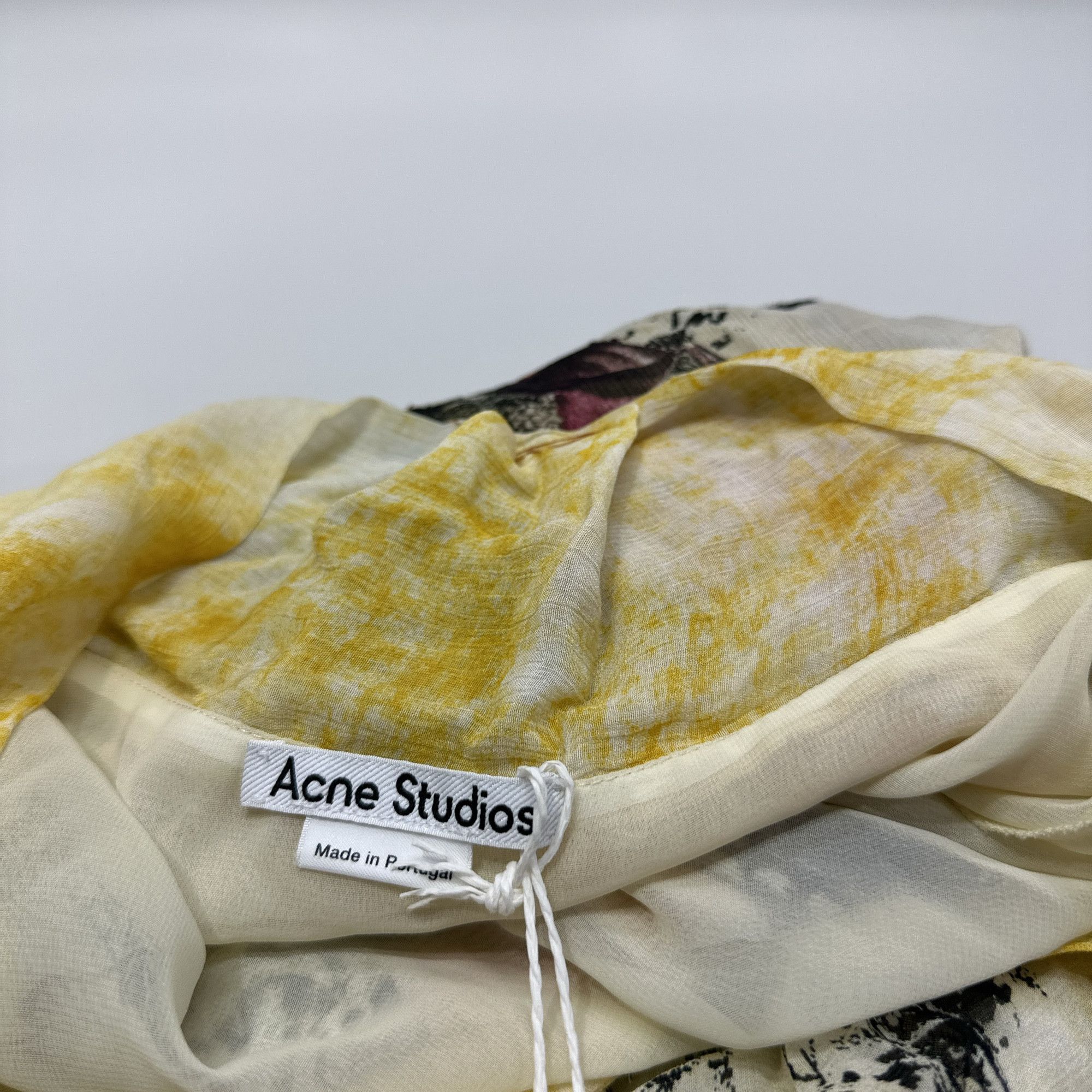 Acne Studios Acne Studios Floral Print Midi Dress Size 40 Size S / US 4 / IT 40 - 3 Thumbnail