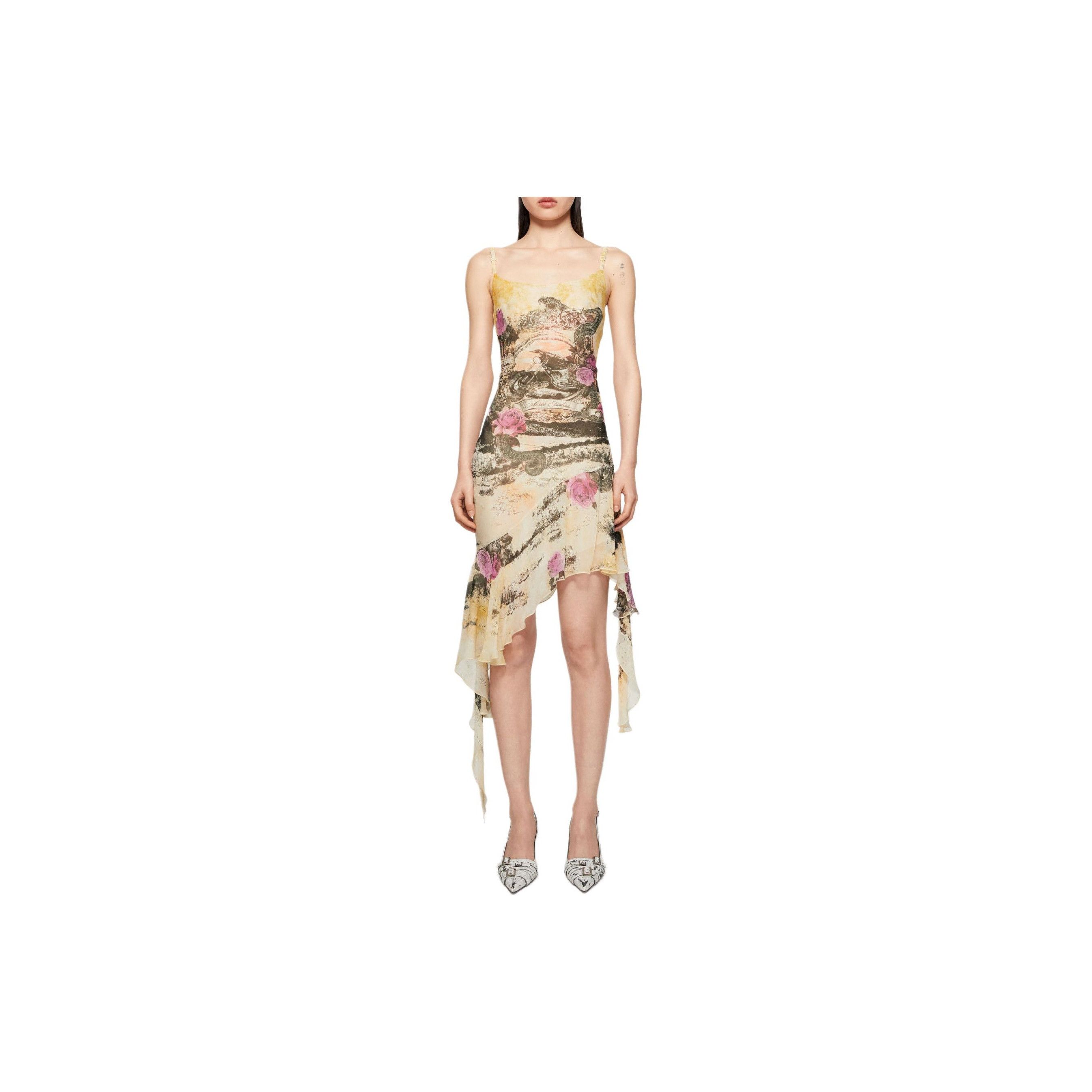 Acne Studios Acne Studios Floral Print Midi Dress Size 40 Size S / US 4 / IT 40 - 7 Thumbnail