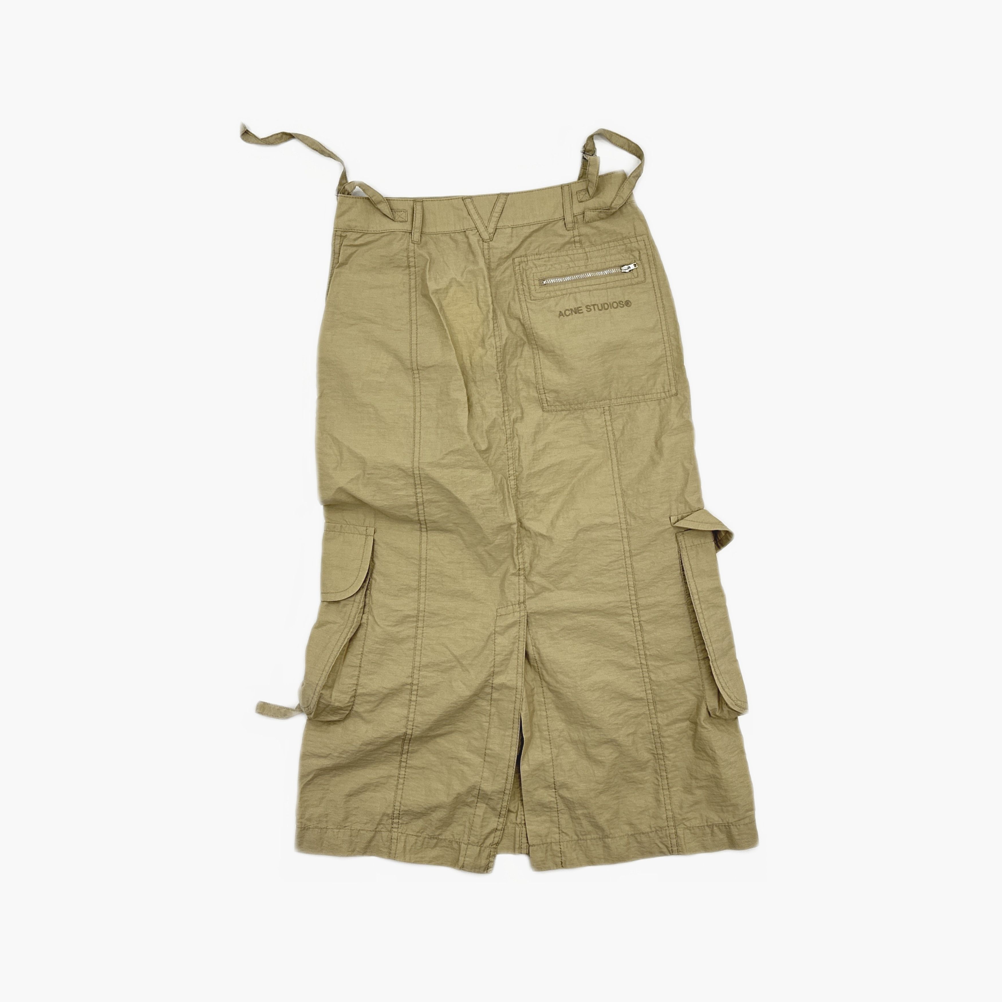 Acne Studios Acne Studios Beige Cargo Maxi Skirt Size 34 Size 24" / US 00 / IT 34 - 2 Thumbnail