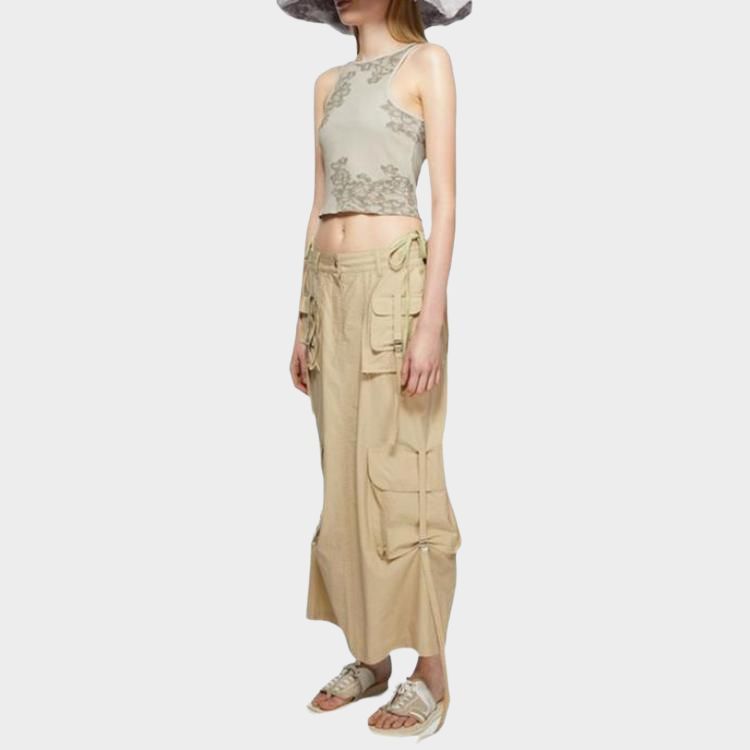 Acne Studios Acne Studios Beige Cargo Maxi Skirt Size 34 Size 24" / US 00 / IT 34 - 5 Thumbnail