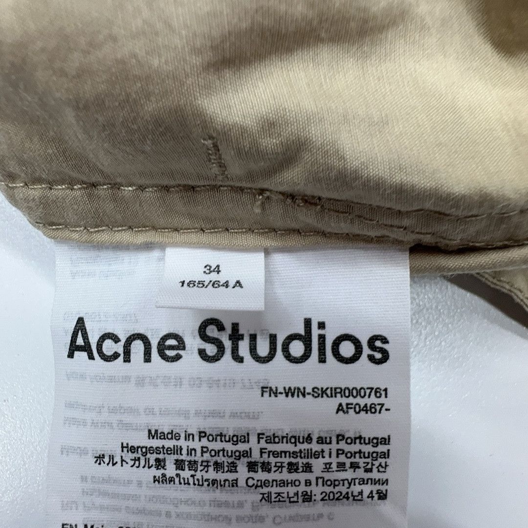 Acne Studios Acne Studios Beige Cargo Maxi Skirt Size 34 Size 24" / US 00 / IT 34 - 4 Thumbnail