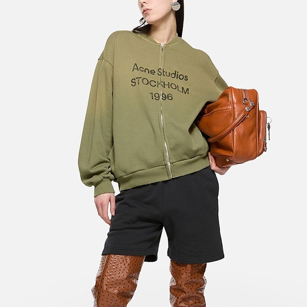 Acne Studios Acne Studios 1996 Logo Zip-Up Sweatshirt Size L Size US L / EU 52-54 / 3 - 7 Thumbnail
