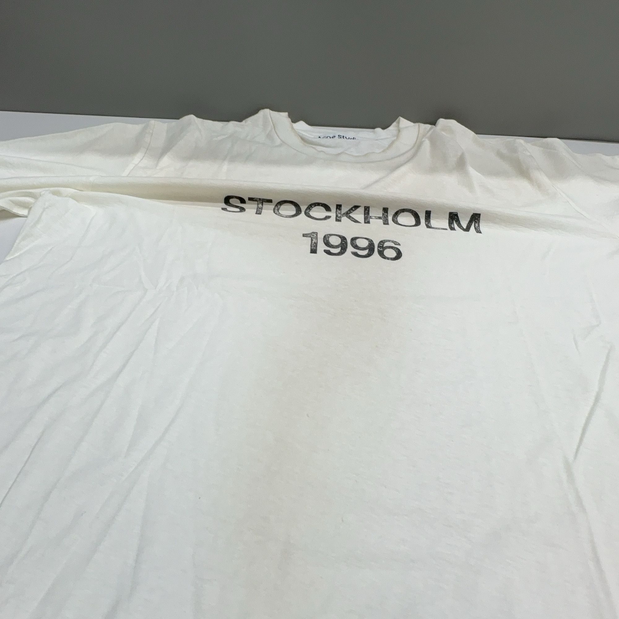 Acne Studios Acne Studios Stockholm 1996 Logo Long Sleeve T-Shirt Size S Size US S / EU 44-46 / 1 - 6 Thumbnail