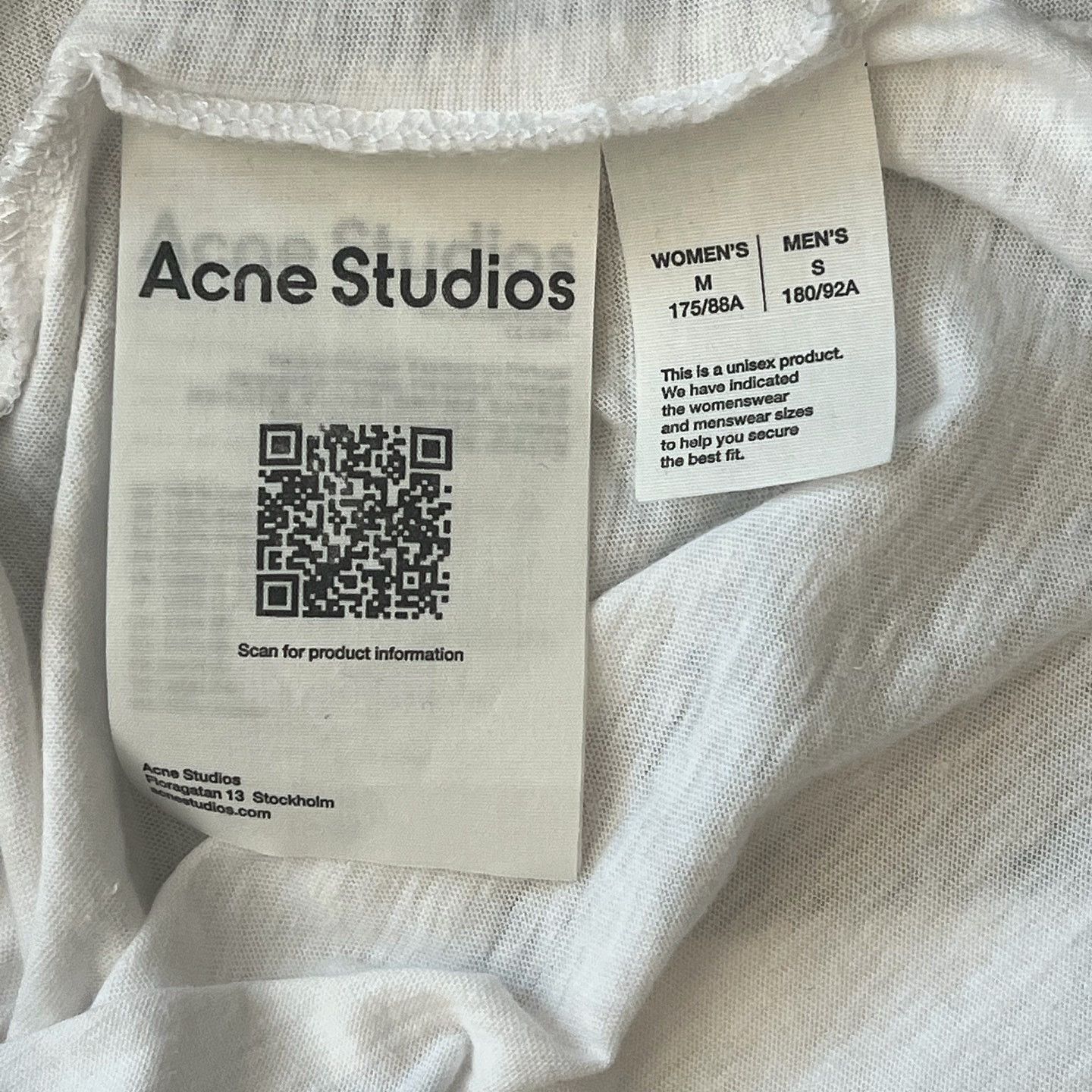Acne Studios Acne Studios Logo Graphic T-Shirt Size M Size US M / EU 48-50 / 2 - 4 Thumbnail
