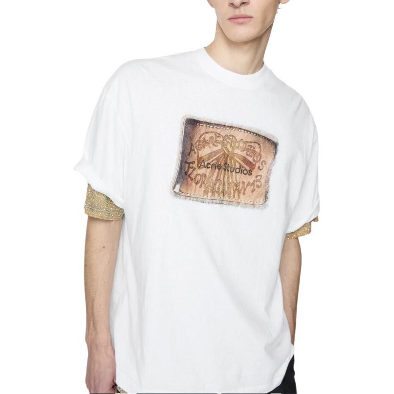 Acne Studios Acne Studios Logo Graphic T-Shirt Size M Size US M / EU 48-50 / 2 - 10 Thumbnail