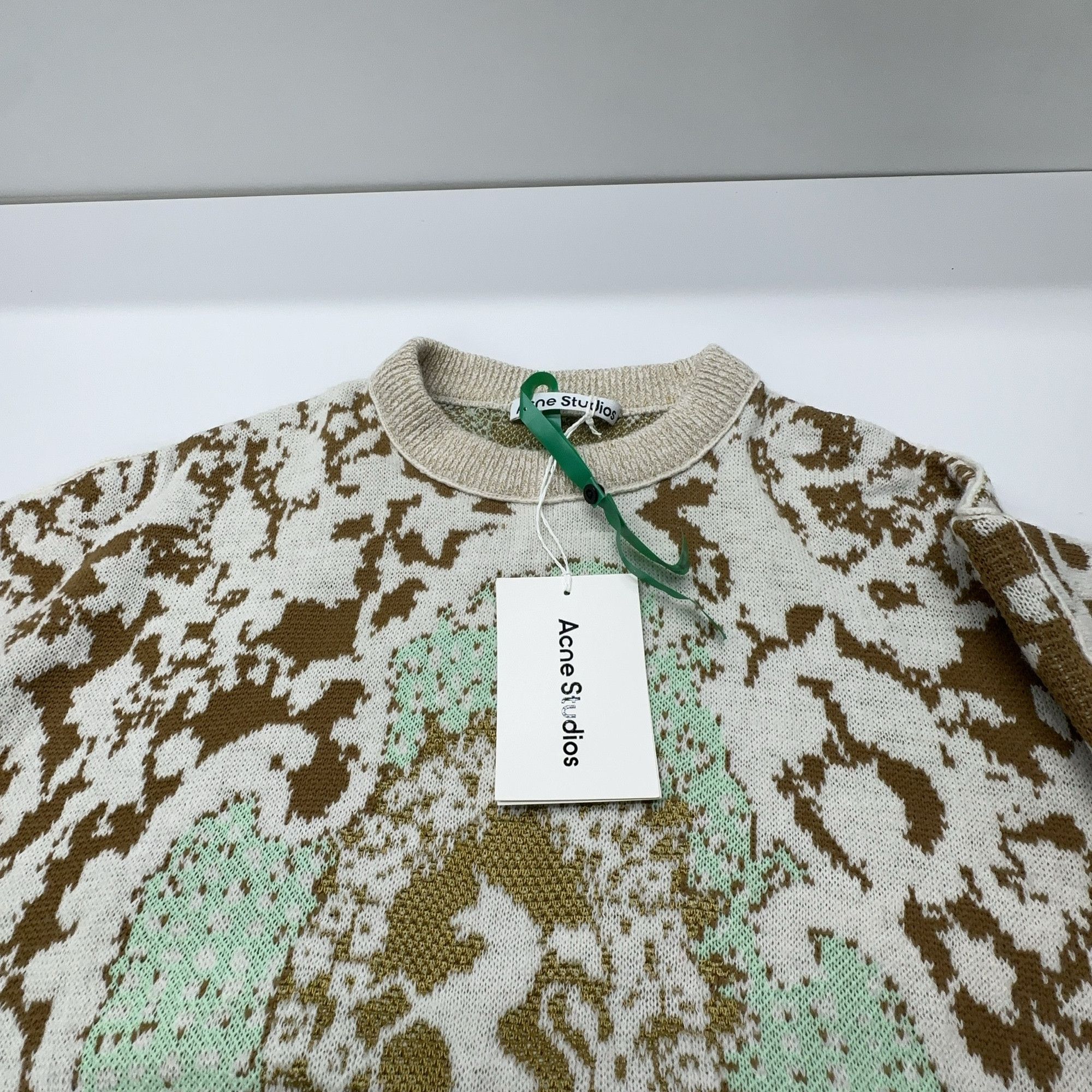 Acne Studios Acne Studios Jacquard Crewneck Sweater Size S Size US S / EU 44-46 / 1 - 6 Thumbnail
