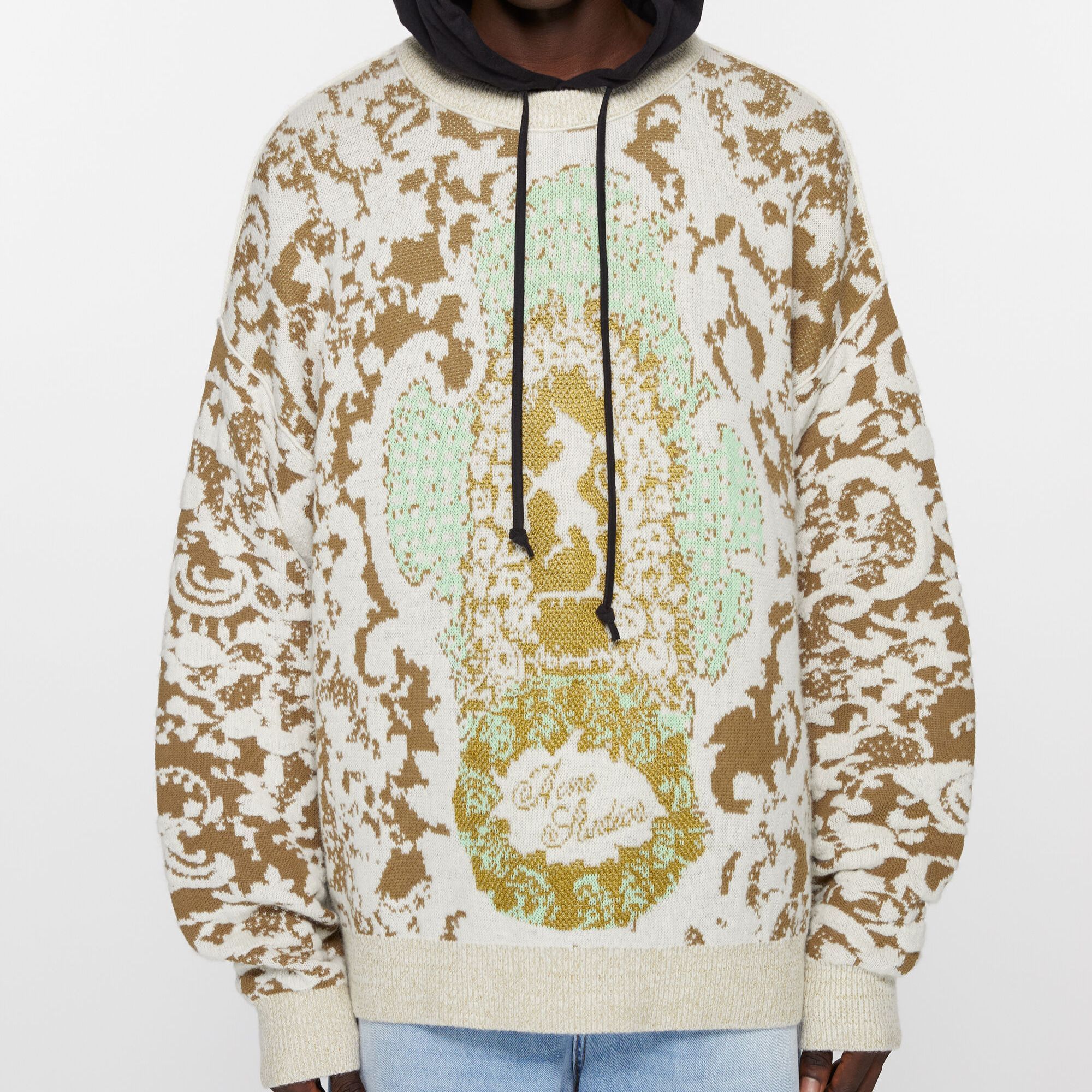 Acne Studios Acne Studios Jacquard Crewneck Sweater Size S Size US S / EU 44-46 / 1 - 8 Thumbnail