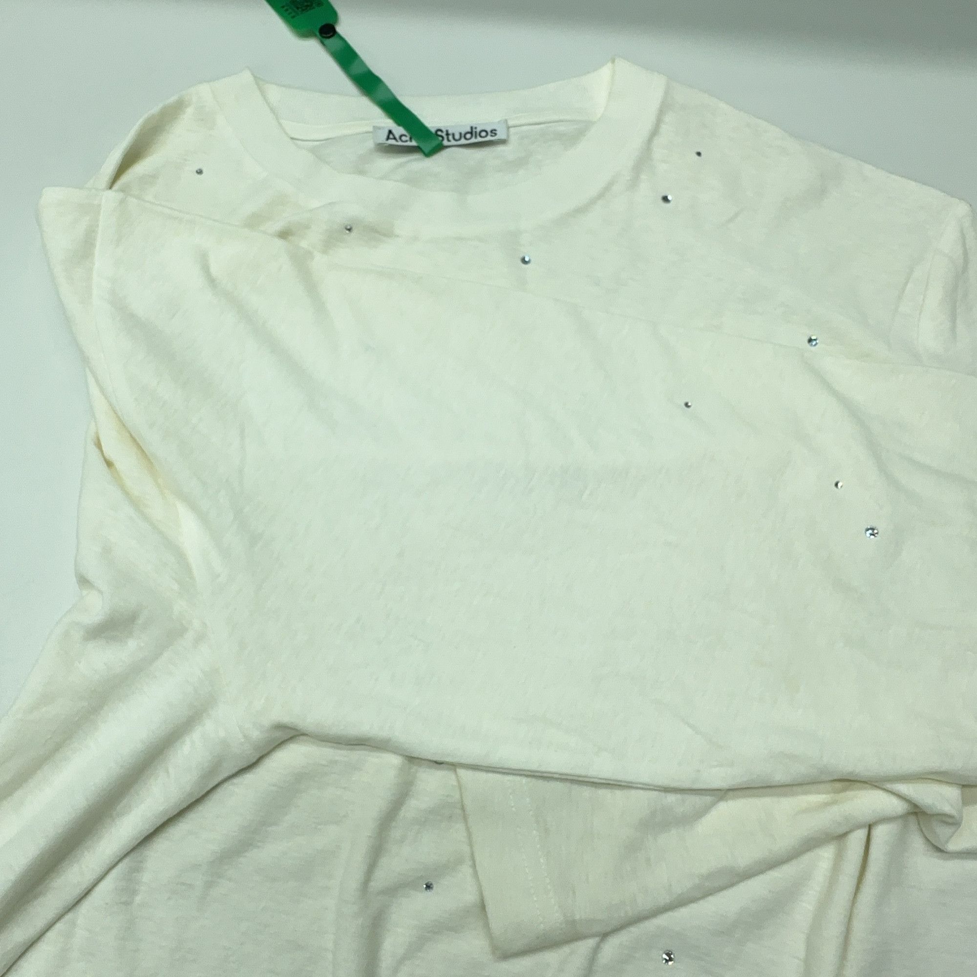 Acne Studios Acne Studios 1996 Rhinestone Long Sleeve T-Shirt Size S Size US S / EU 44-46 / 1 - 11 Thumbnail