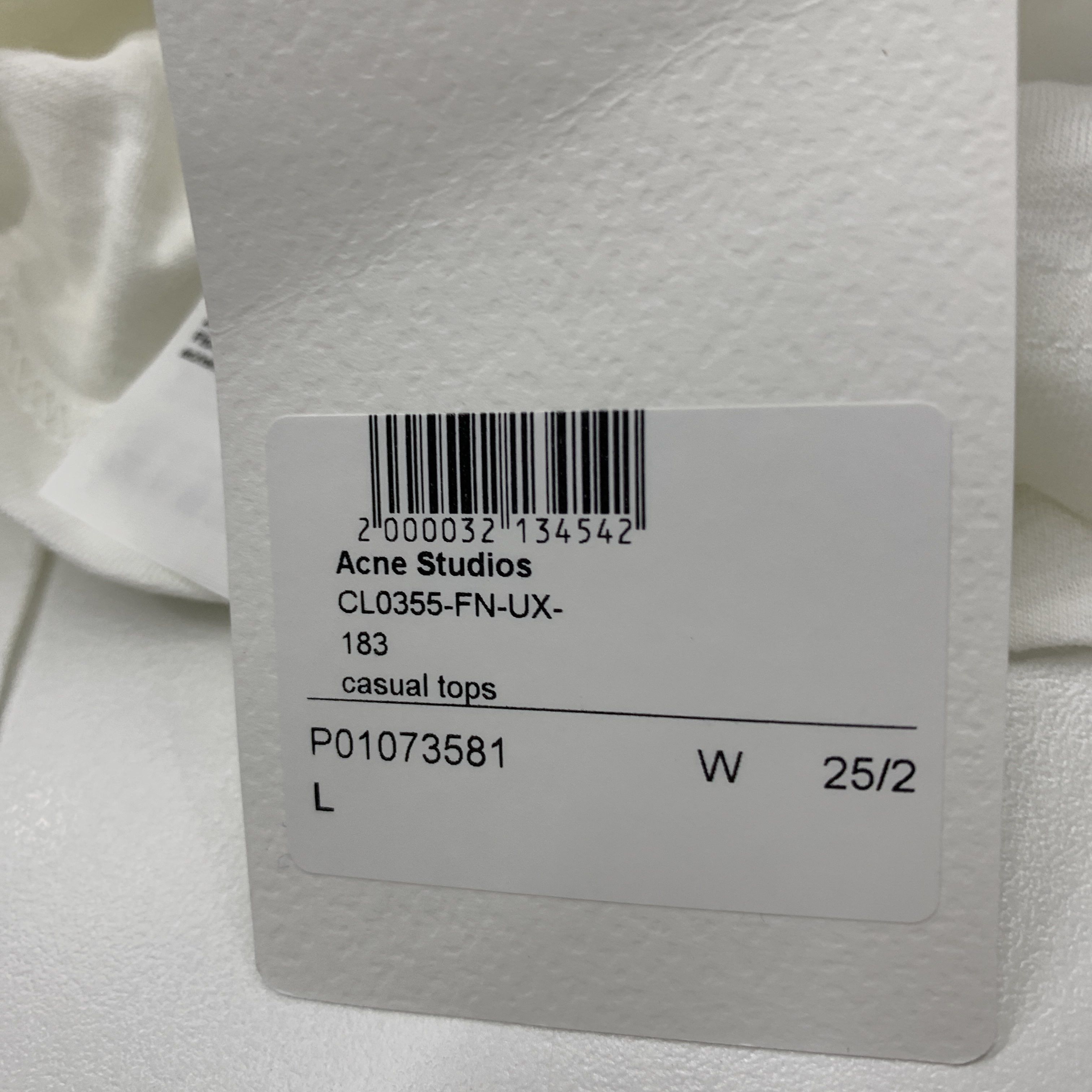 Acne Studios Acne Studios 19.96 Logo T-Shirt Size L Size US L / EU 52-54 / 3 - 5 Thumbnail