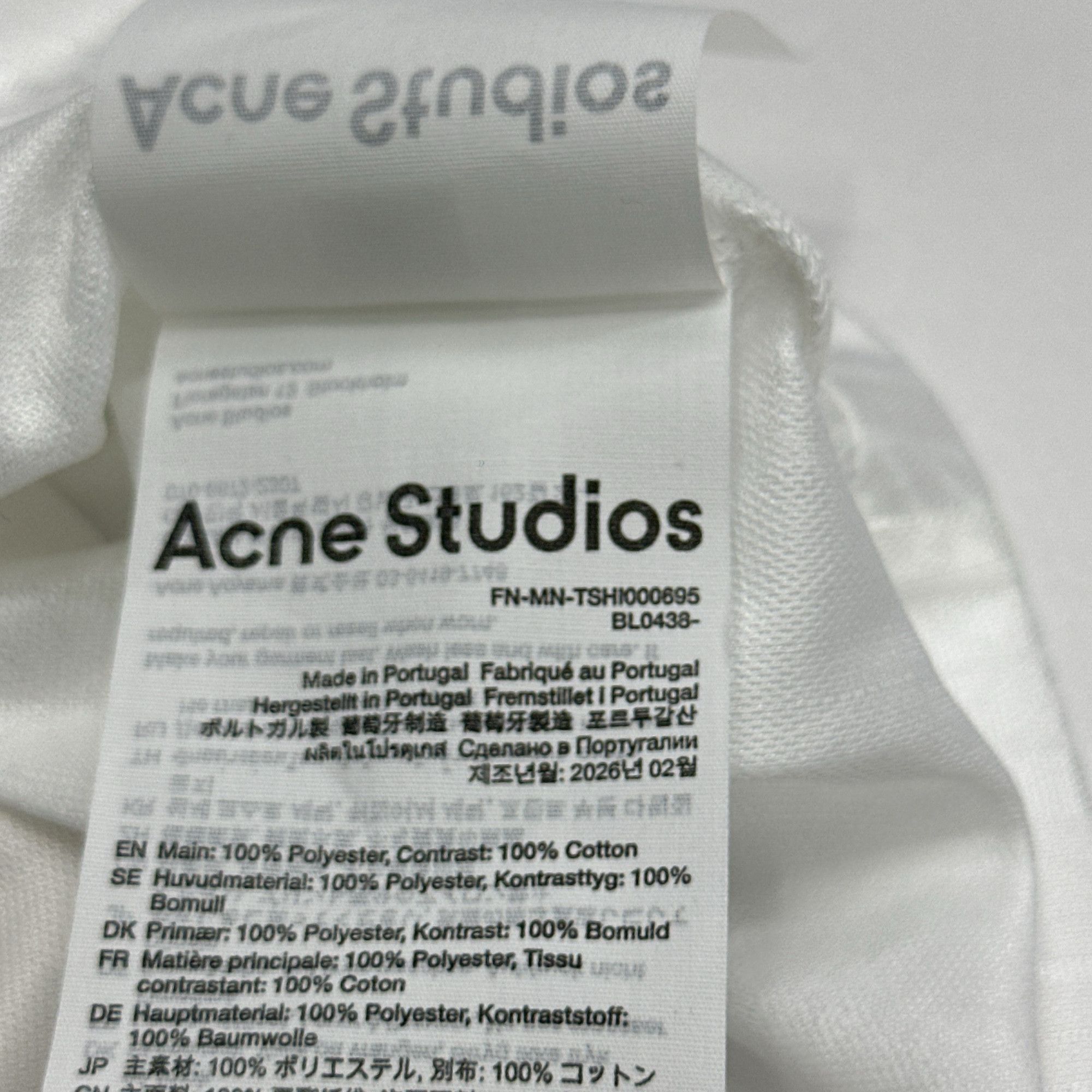 Acne Studios Acne Studios Logo Basketball Jersey Size M Size US M / EU 48-50 / 2 - 5 Thumbnail