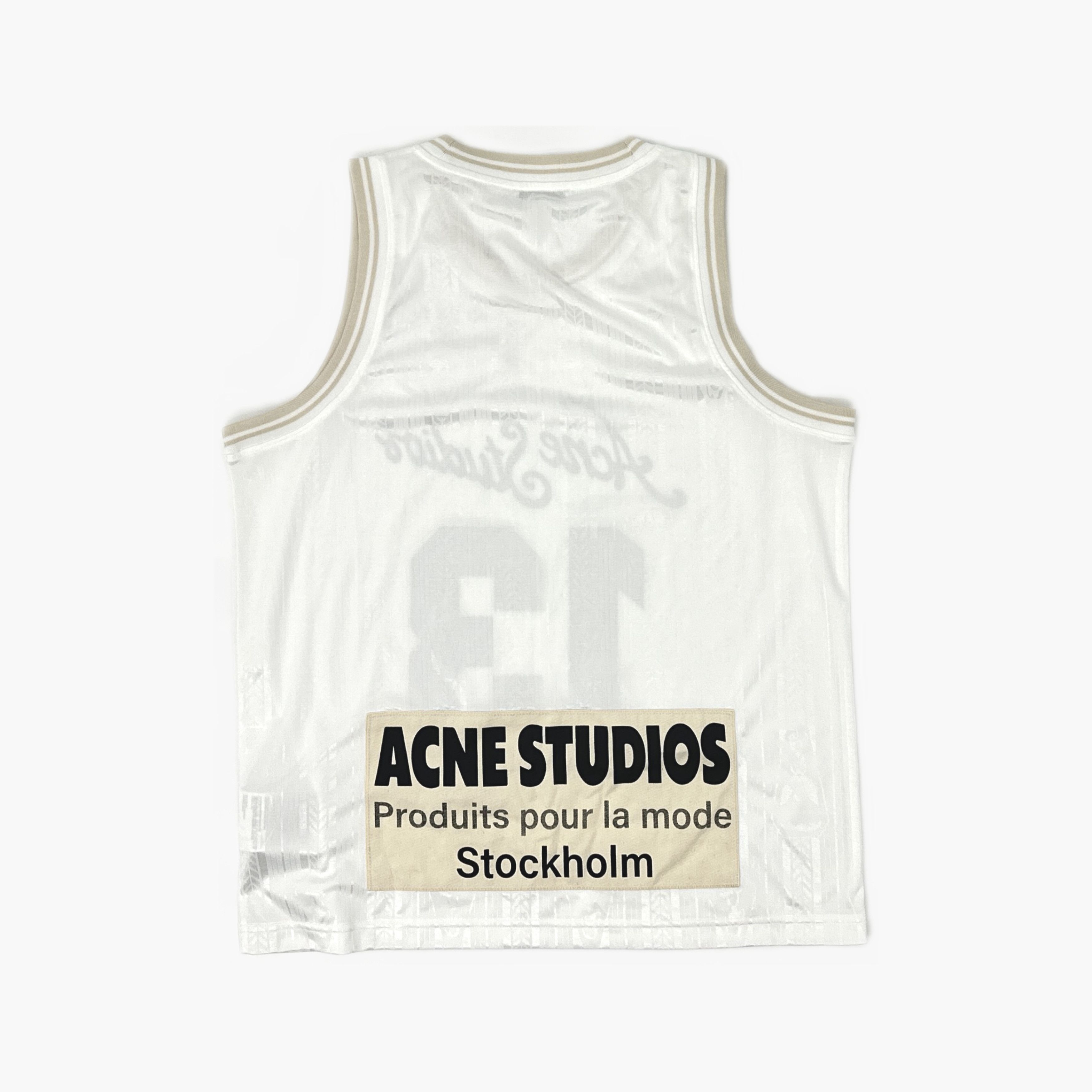 Acne Studios Acne Studios Logo Basketball Jersey Size M Size US M / EU 48-50 / 2 - 2 Thumbnail