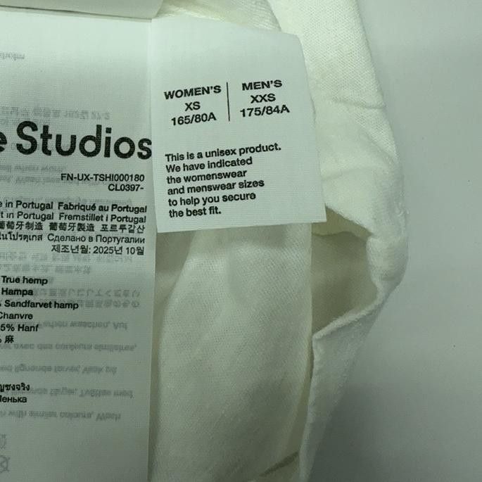 Acne Studios Acne Studios 1996 Logo Print T-Shirt US XXS Size US XXS / EU 40 - 11 Thumbnail