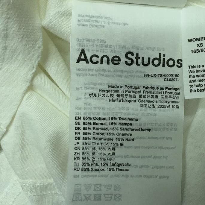 Acne Studios Acne Studios 1996 Logo Print T-Shirt US XXS Size US XXS / EU 40 - 10 Thumbnail