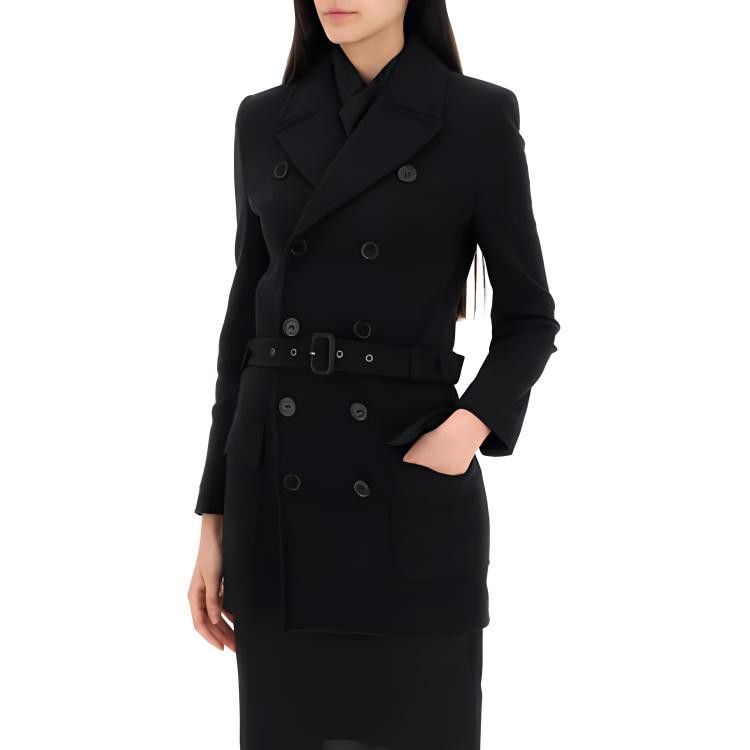 Saint Laurent Paris Saint Laurent Double-Breasted Wool Coat Size 38 Size S / US 4 / IT 40 - 7 Thumbnail