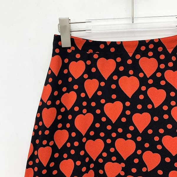 Saint Laurent Paris Saint Laurent Heart Print Mini Skirt Size 36 Size 26" / US 2 / IT 38 - 5 Thumbnail