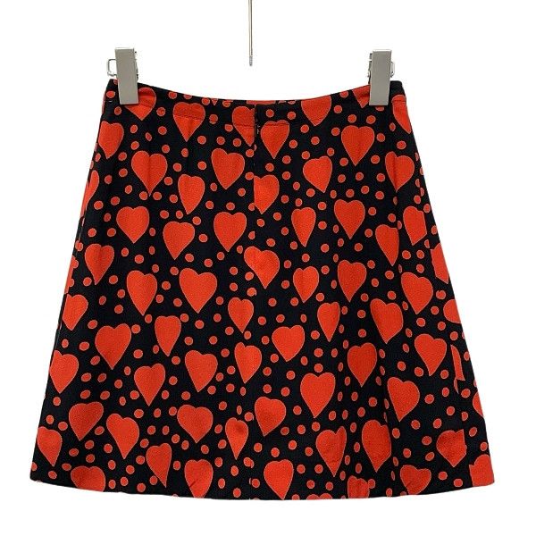 Saint Laurent Paris Saint Laurent Heart Print Mini Skirt Size 36 Size 26" / US 2 / IT 38 - 2 Thumbnail