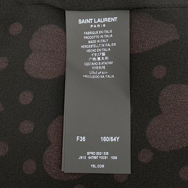 Saint Laurent Paris Saint Laurent Heart Print Mini Skirt Size 36 Size 26" / US 2 / IT 38 - 4 Thumbnail