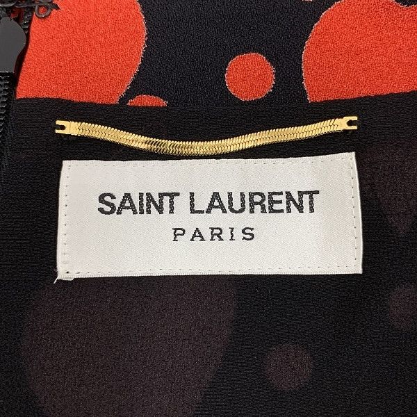 Saint Laurent Paris Saint Laurent Heart Print Mini Skirt Size 36 Size 26" / US 2 / IT 38 - 3 Thumbnail