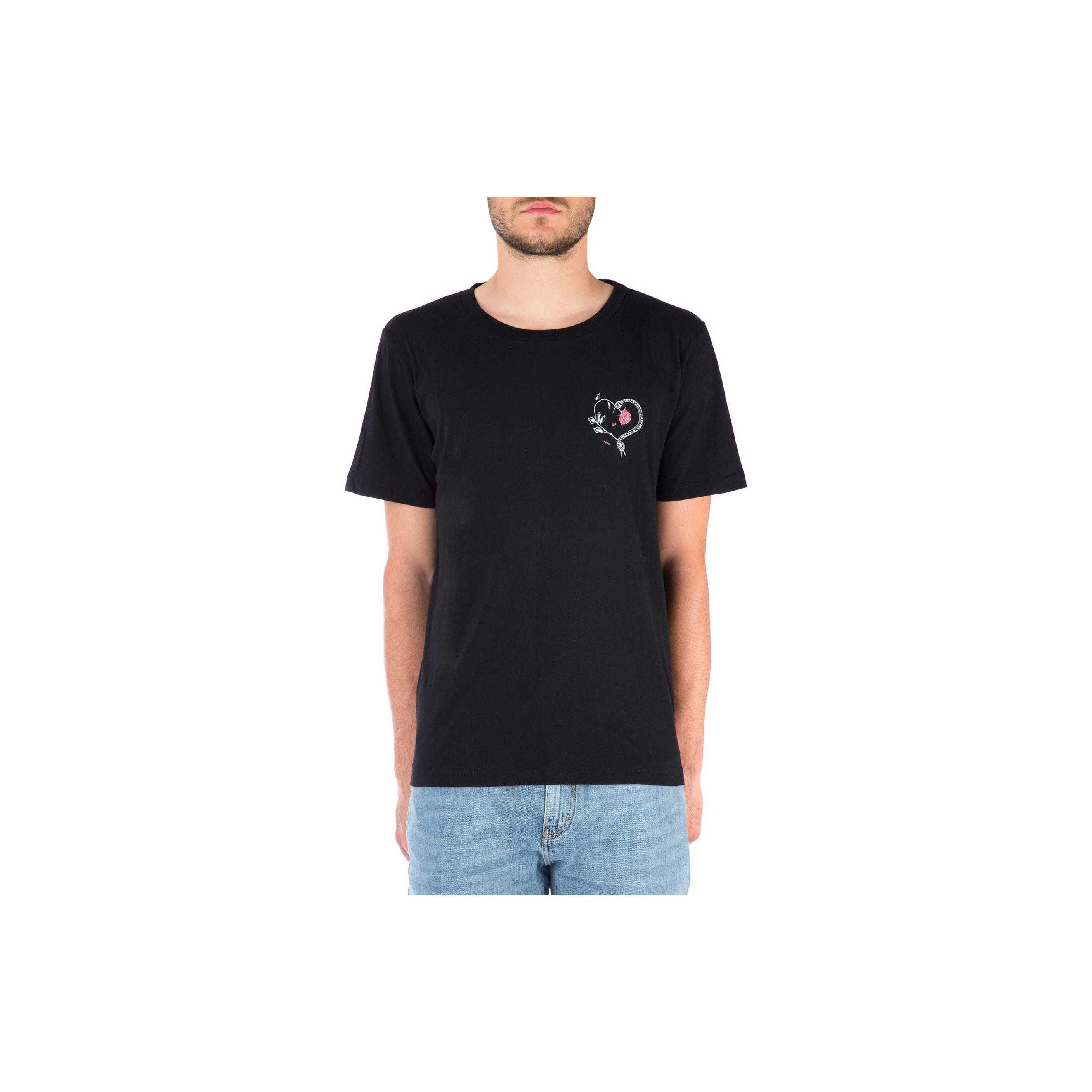Saint Laurent Paris Saint Laurent Heart Graphic Short Sleeve T-Shirt Size S Size US S / EU 44-46 / 1 - 7 Thumbnail