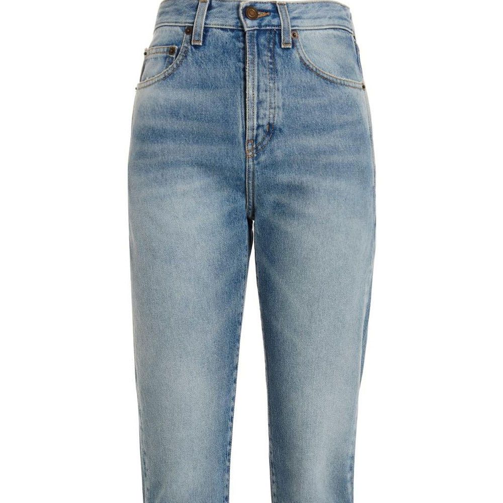 Saint Laurent Paris Saint Laurent Blue Denim Jeans Size 29 Size 29" - 12 Thumbnail