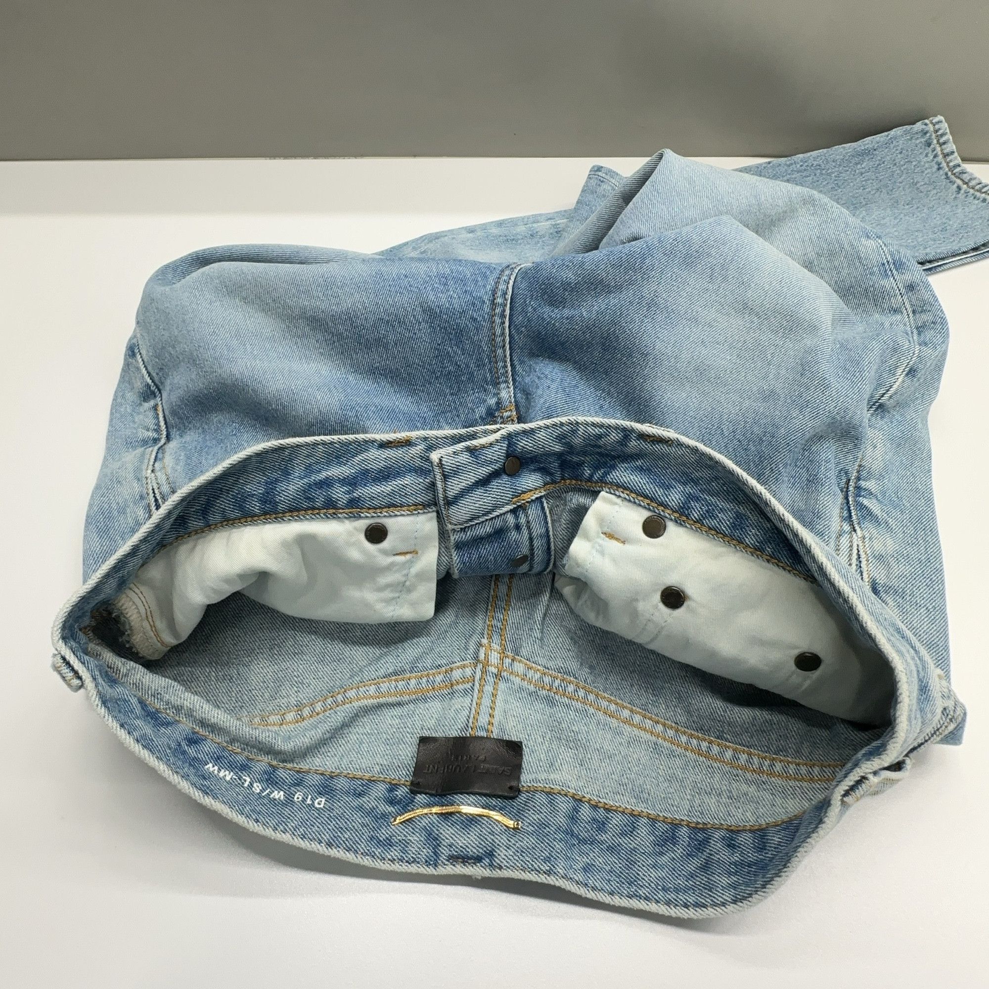 Saint Laurent Paris Saint Laurent Blue Denim Jeans Size 29 Size 29" - 5 Thumbnail