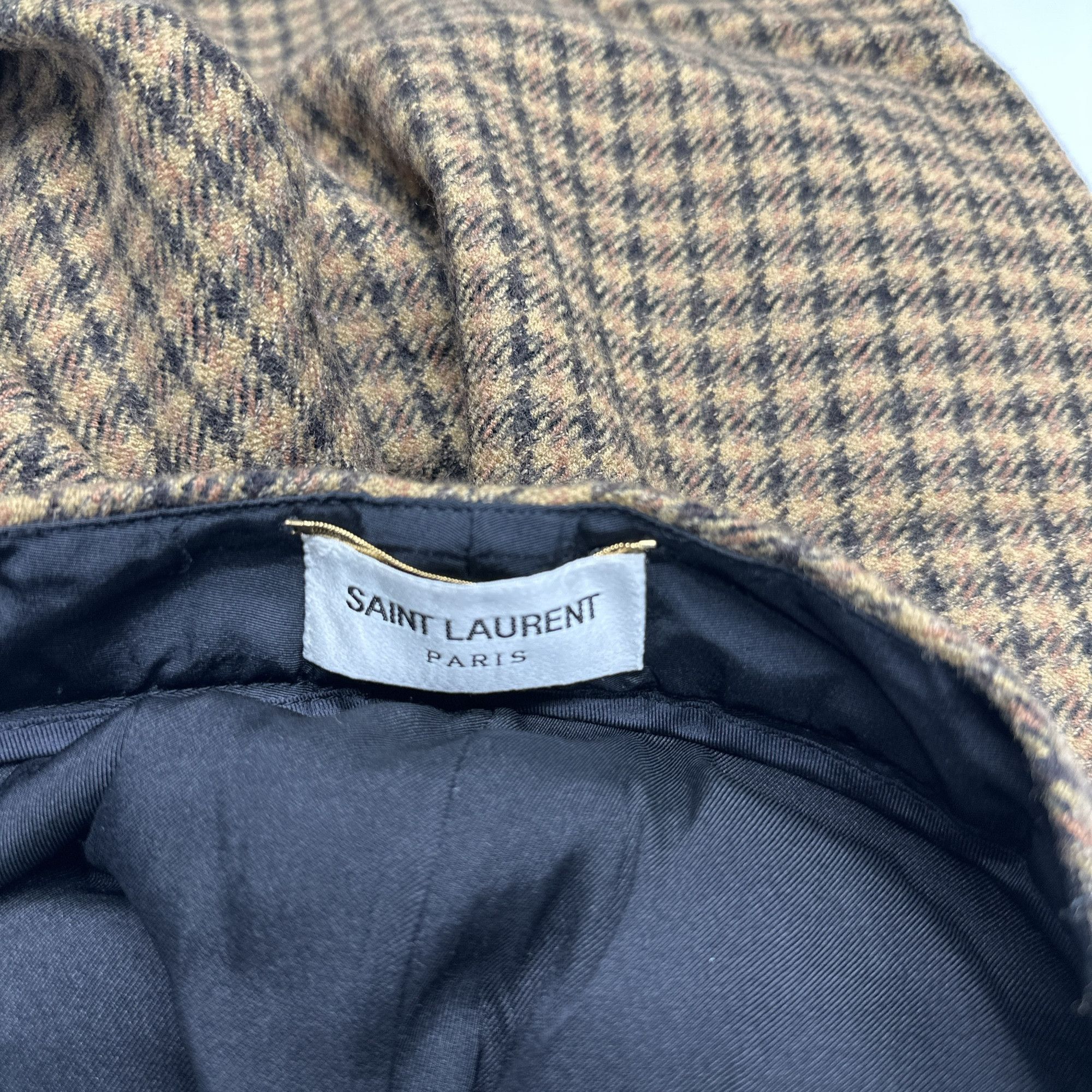 Saint Laurent Paris Saint Laurent Plaid Wool Bermuda Shorts F38 Size 27" / US 4 / IT 40 - 3 Thumbnail