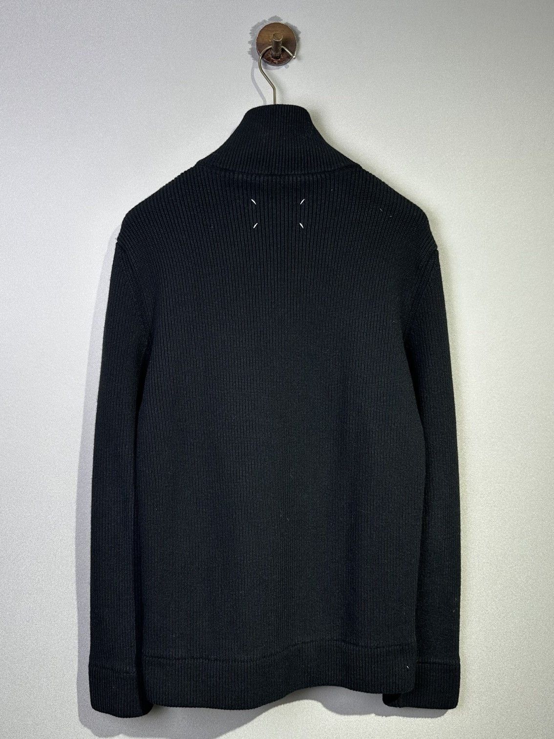 Maison Margiela Maison Margiela Ribbed Zip Cardigan Size L Size US L / EU 52-54 / 3 - 2 Thumbnail