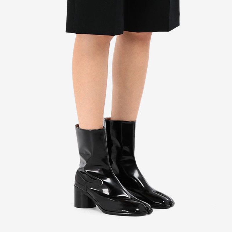 MM6 MM6 Maison Margiela Black Tabi Boots Size 36 Size US 6 / IT 36 - 11 Thumbnail