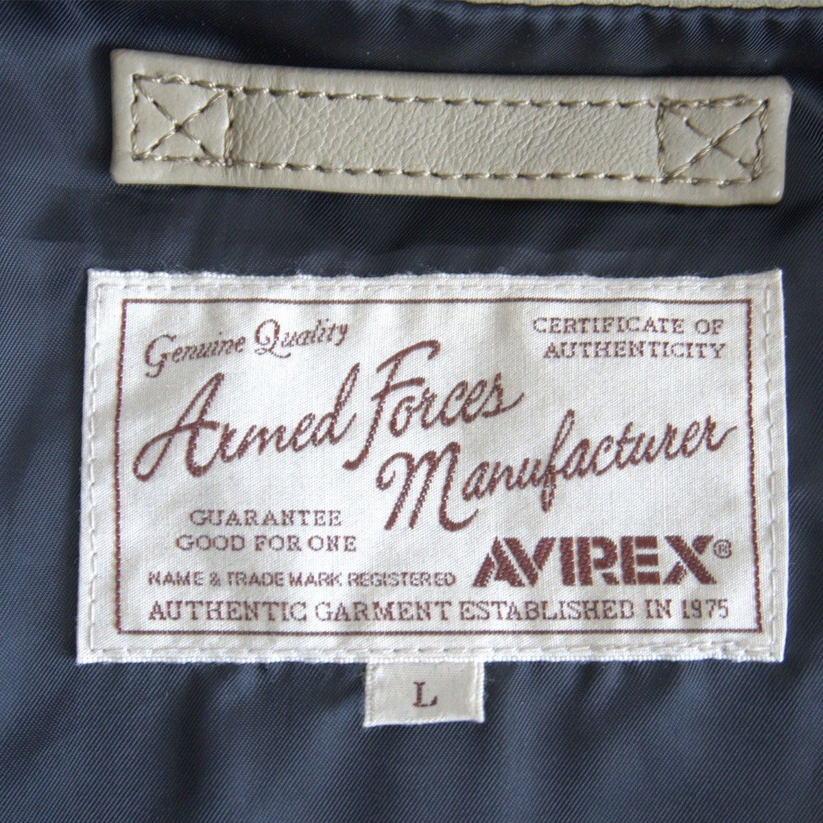 Avirex Avirex Custom Leather Jacket Size L Size US L / EU 52-54 / 3 - 8 Thumbnail