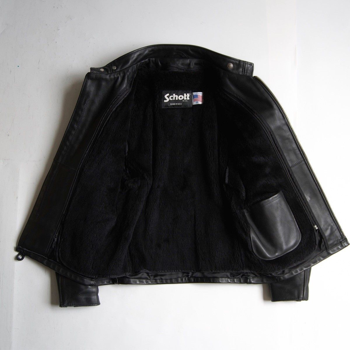 Schott Schott 641 Single Rider Jacket Size 38 Size US L / EU 52-54 / 3 - 3 Thumbnail