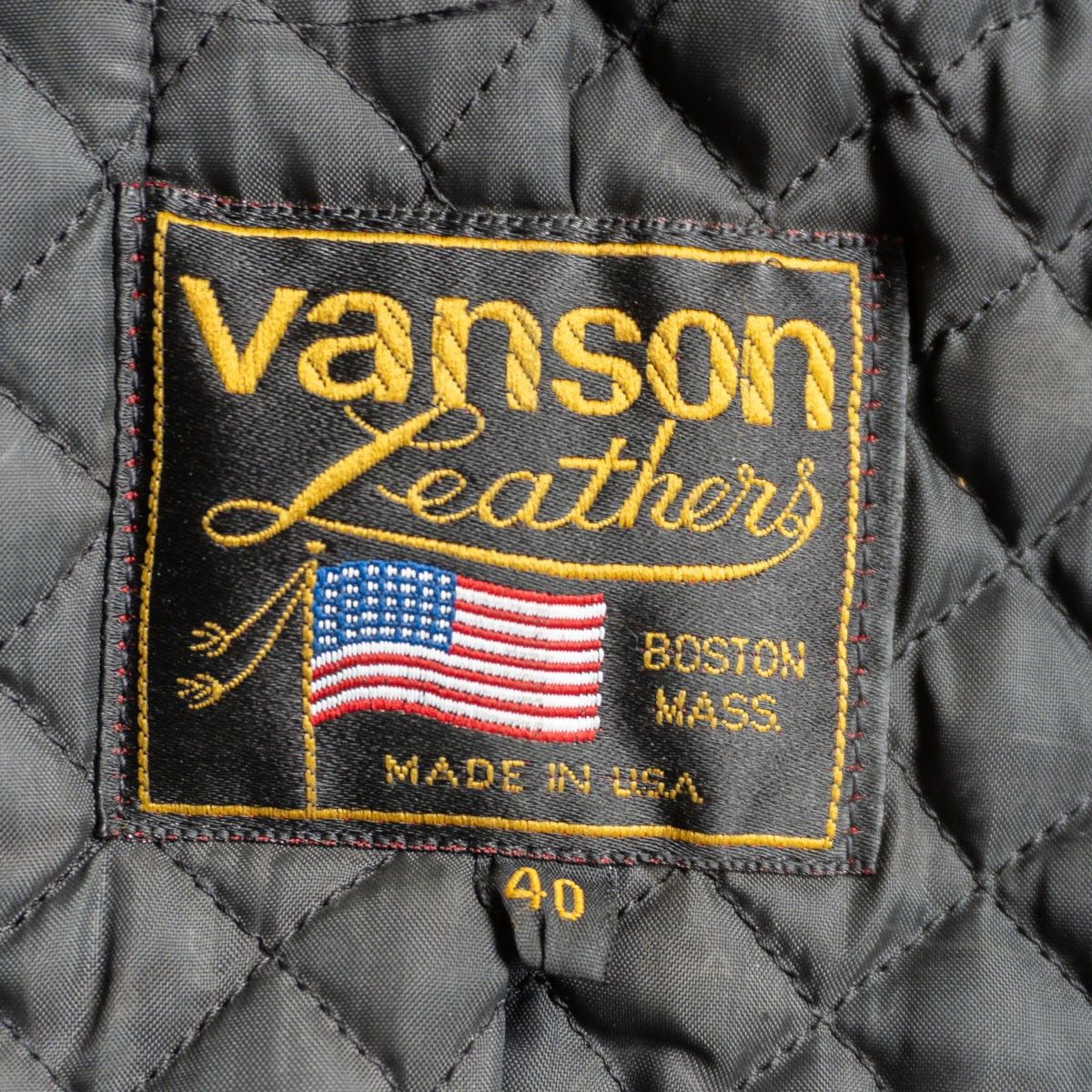 Vintage VANSON Double Rider Jacket Size 40 Size US XXS / EU 40 - 8 Thumbnail