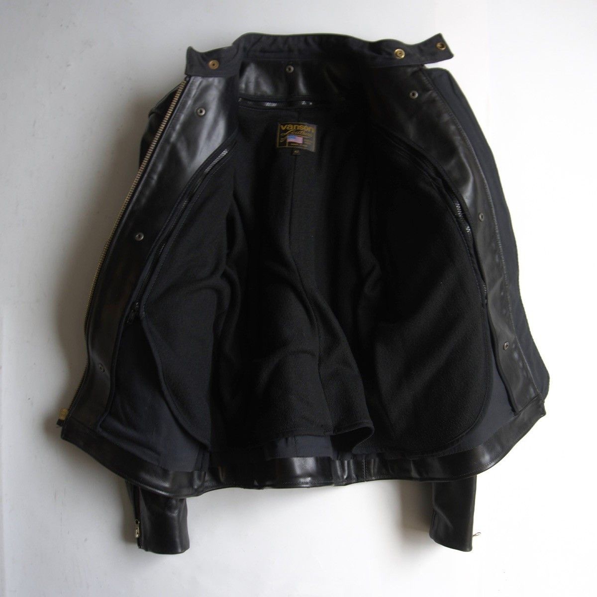 Vintage VANSON Single Rider Jacket Size 42 Size US XS / EU 42 / 0 - 3 Thumbnail